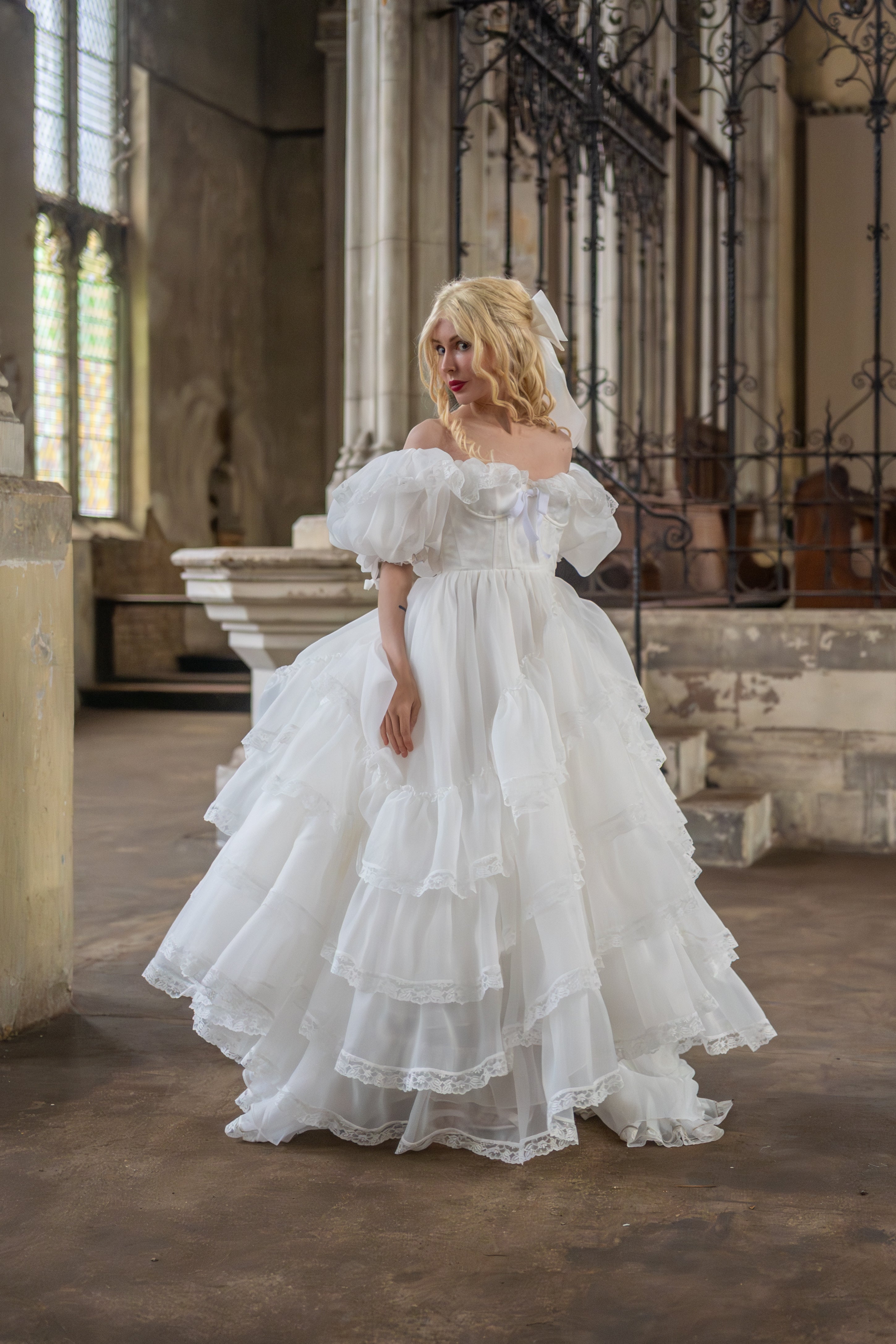 Créme Chantilly Ingénue Gown