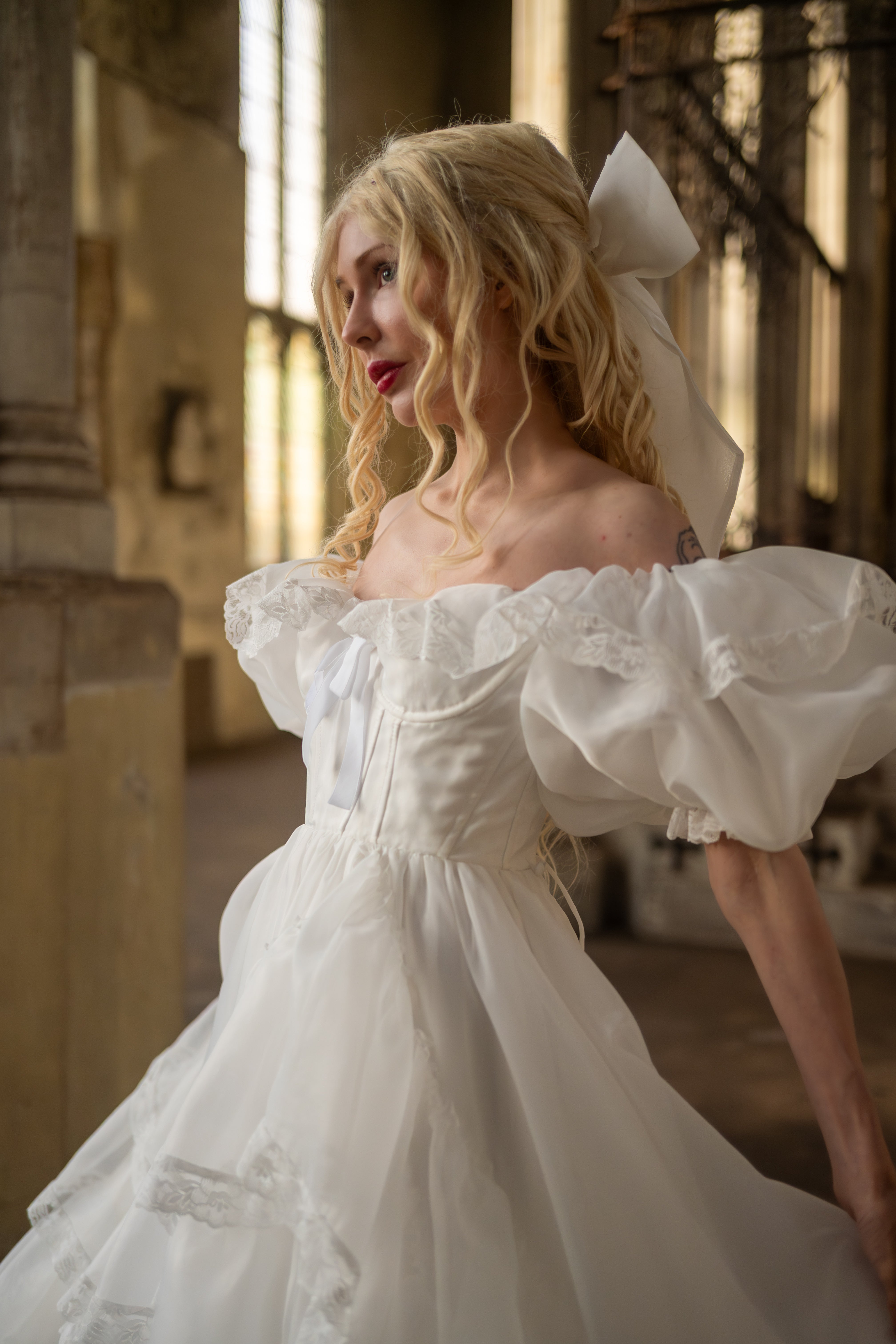 Créme Chantilly Ingénue Gown