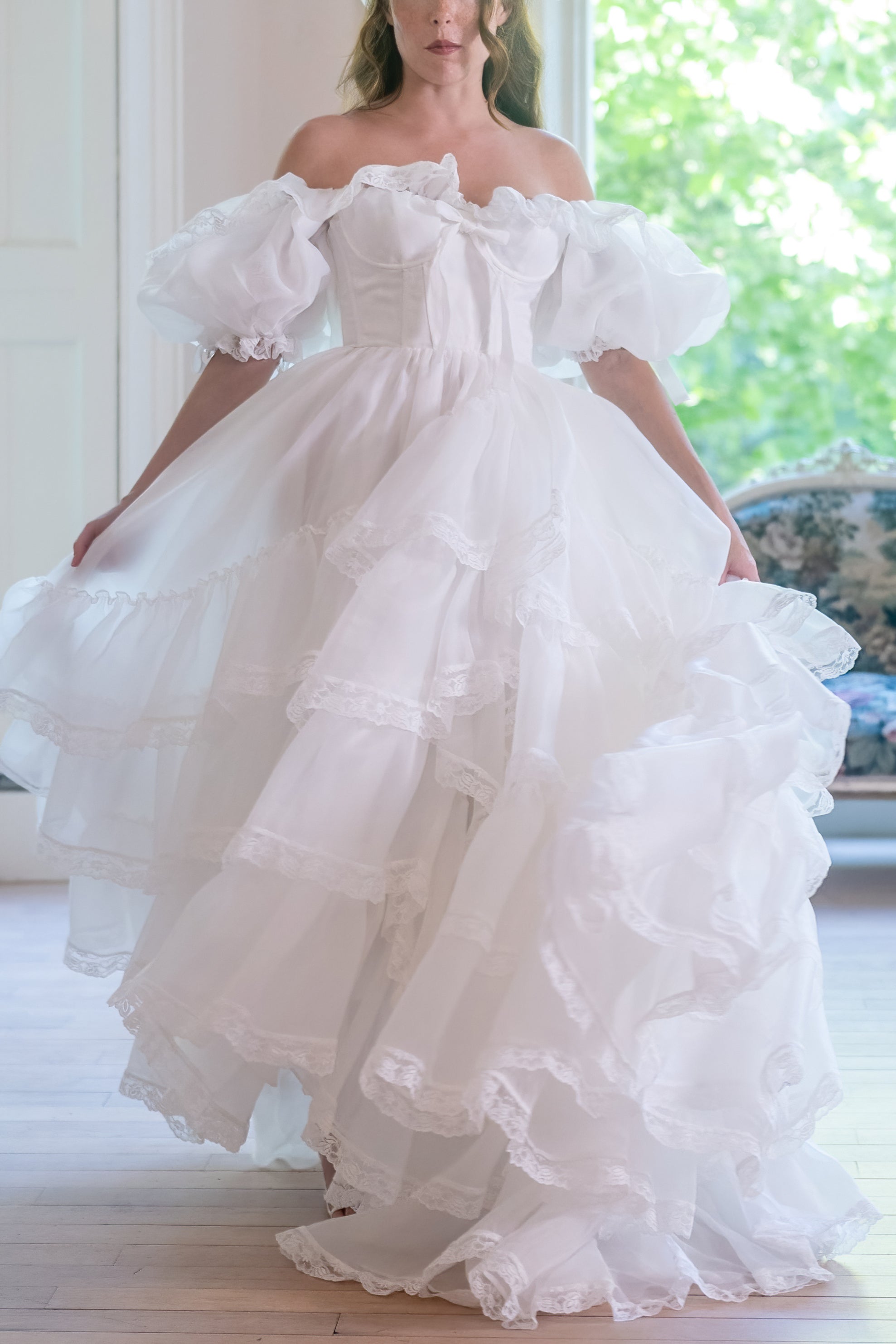 Créme Chantilly Ingénue Gown