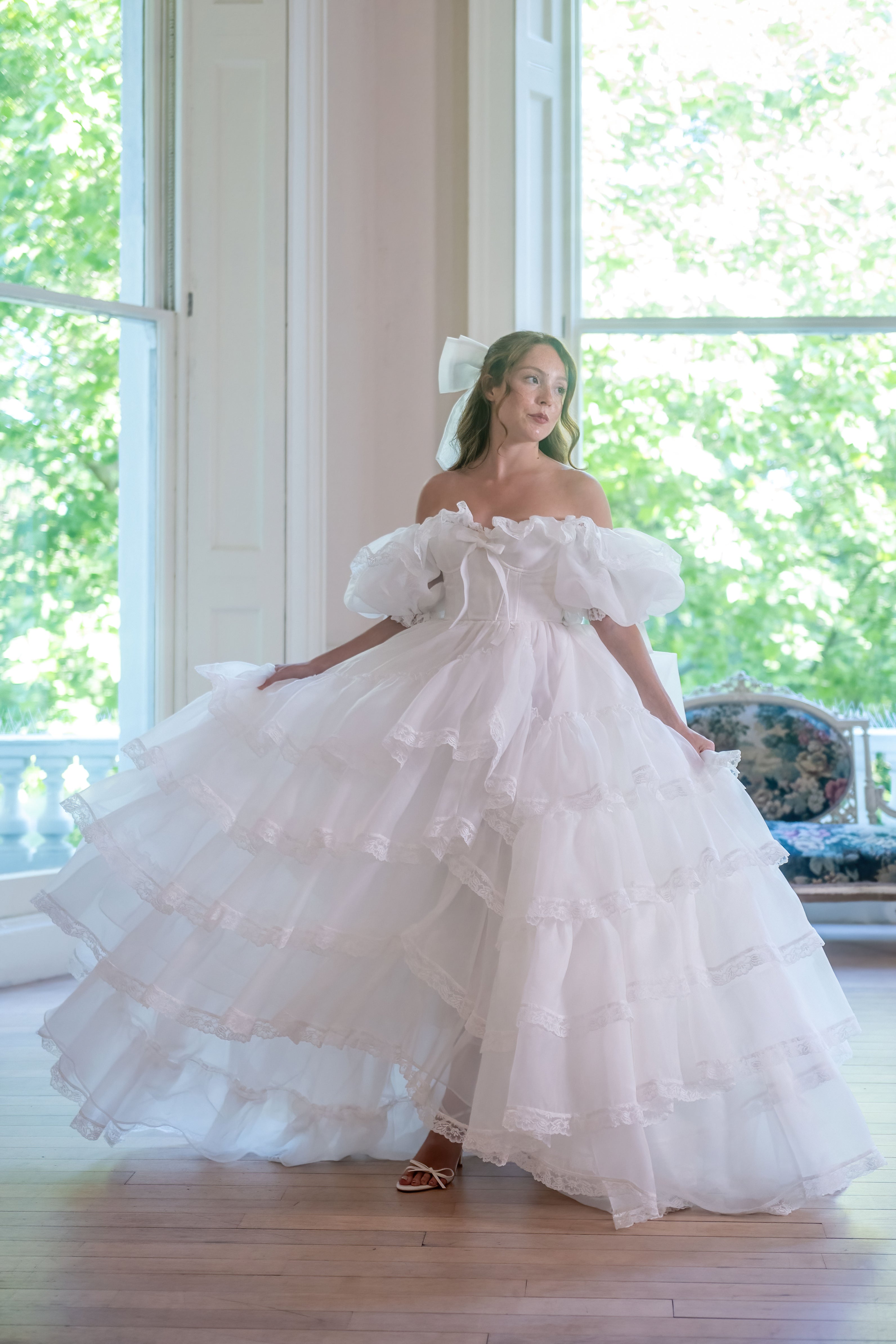 Créme Chantilly Ingénue Gown