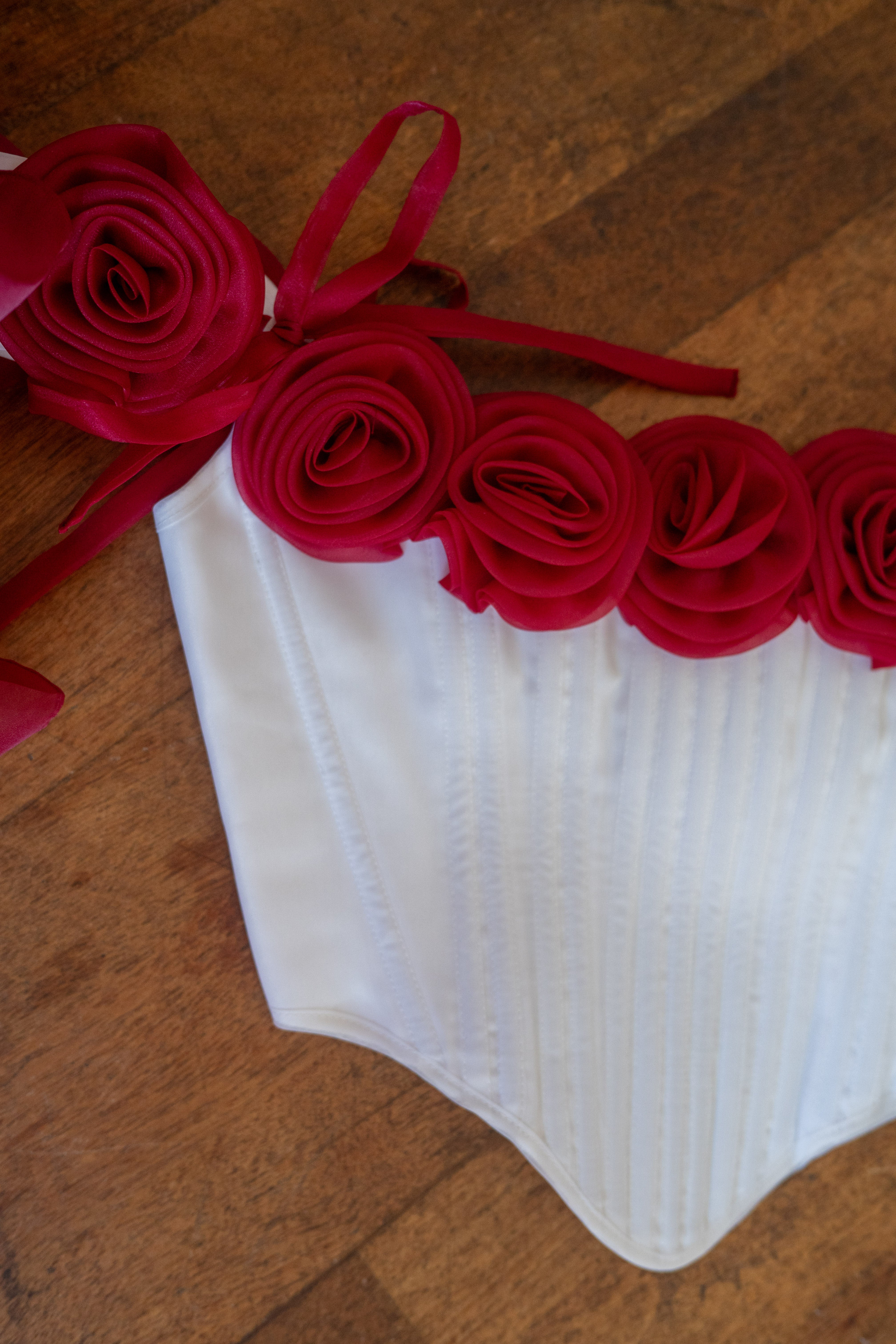 Crimson Vow Rosebud Corset