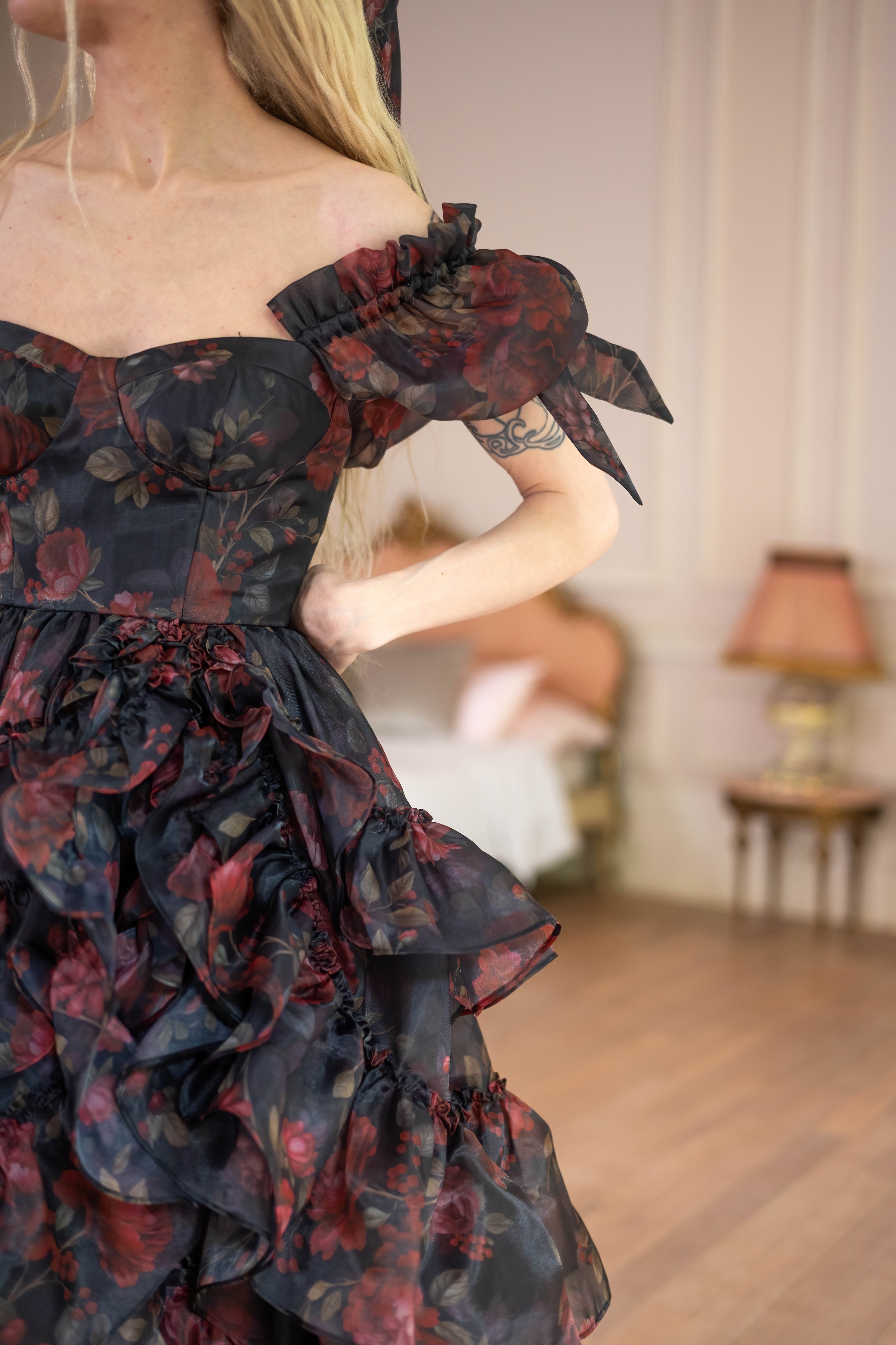 Dark Romance Demoiselle Dress