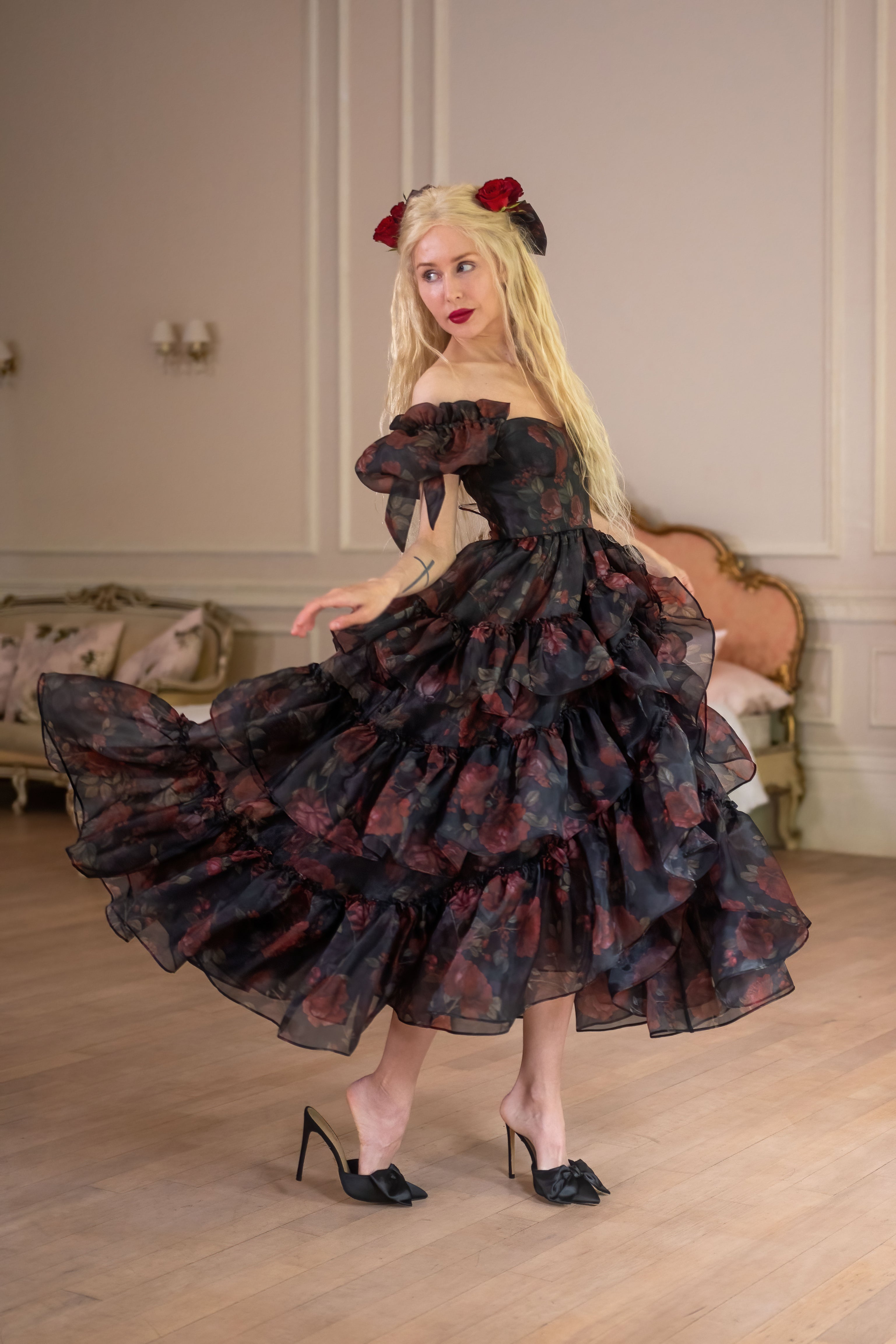 Dark Romance Demoiselle Dress