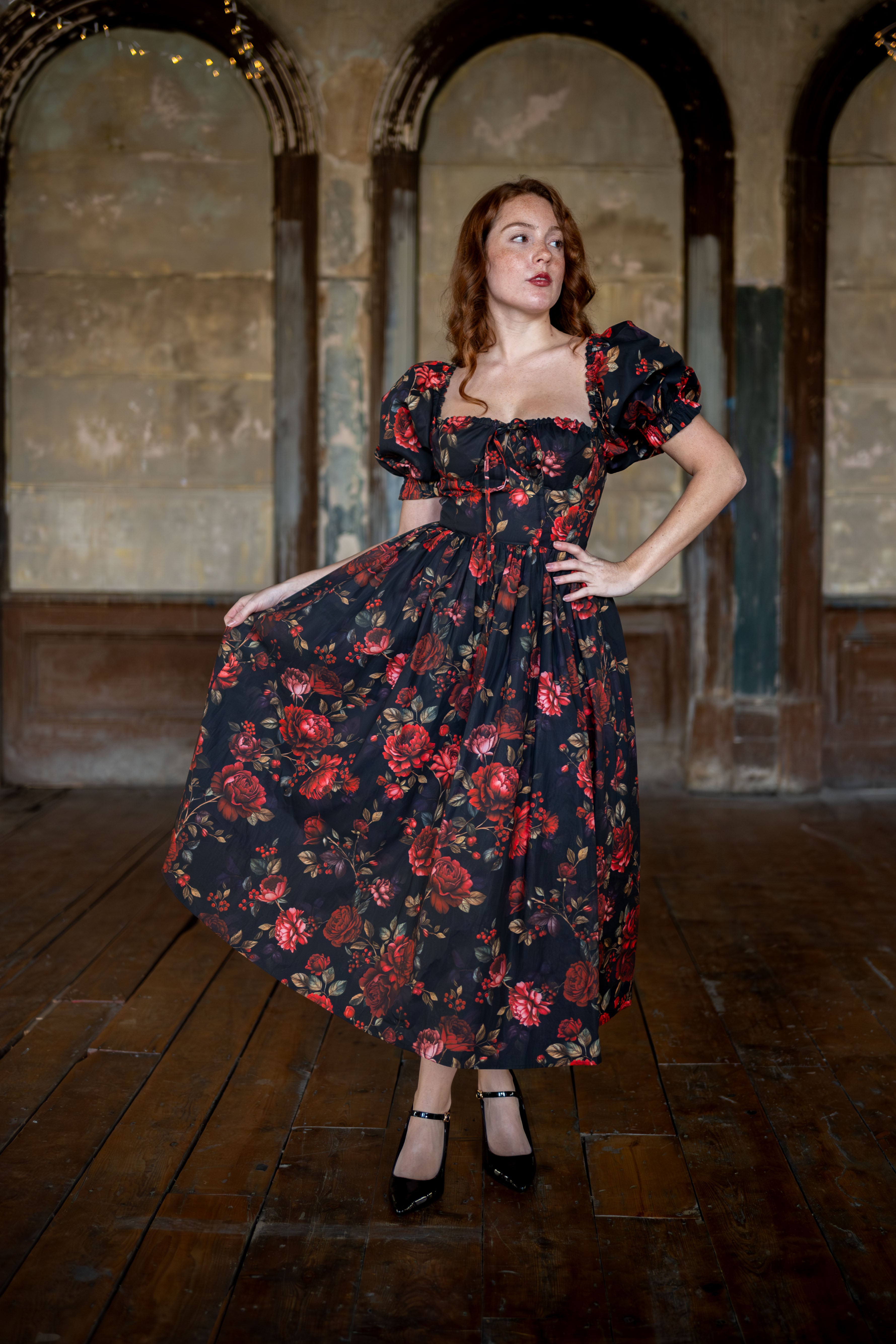 Dark Romance Larkspur Dress