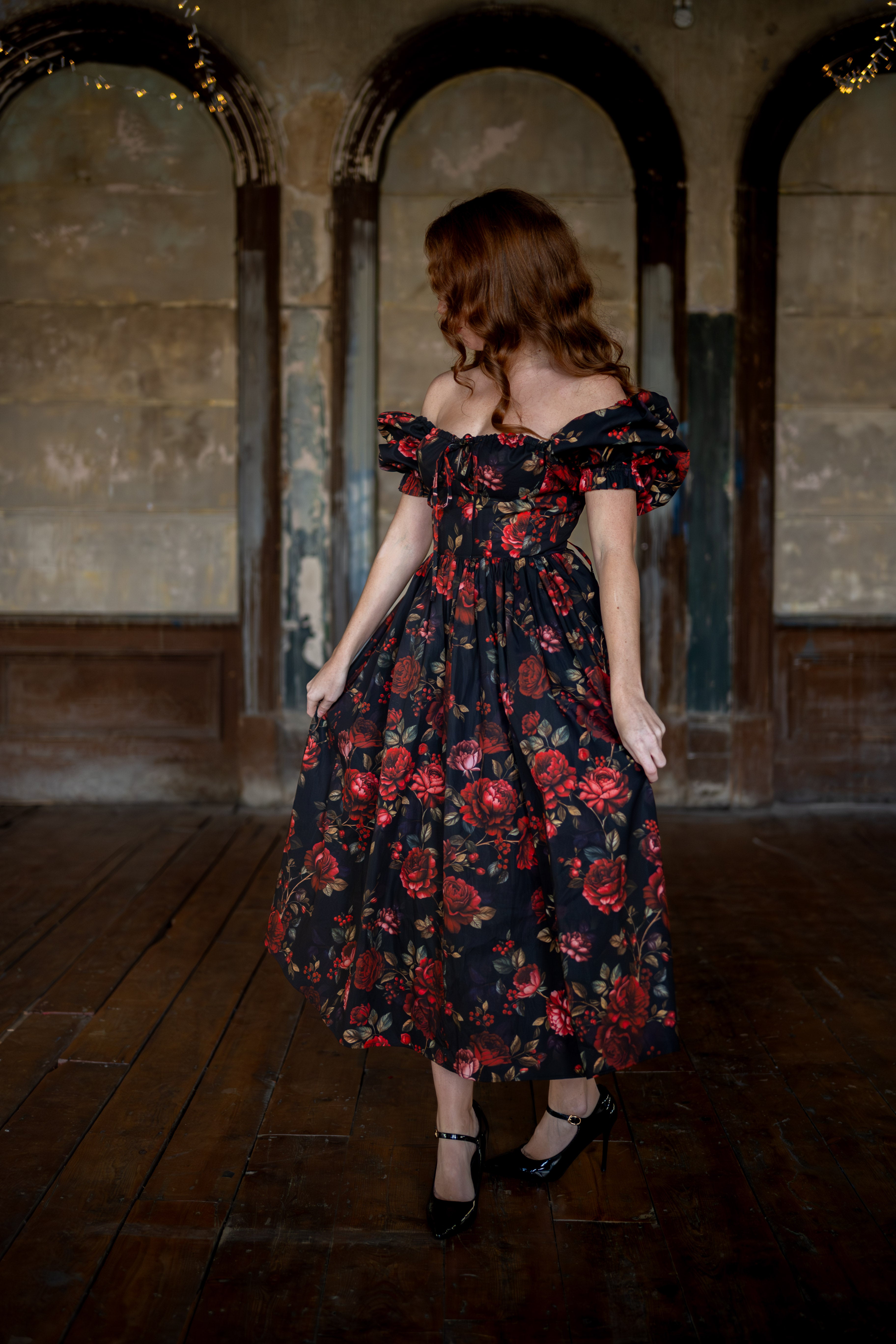 Dark Romance Larkspur Dress