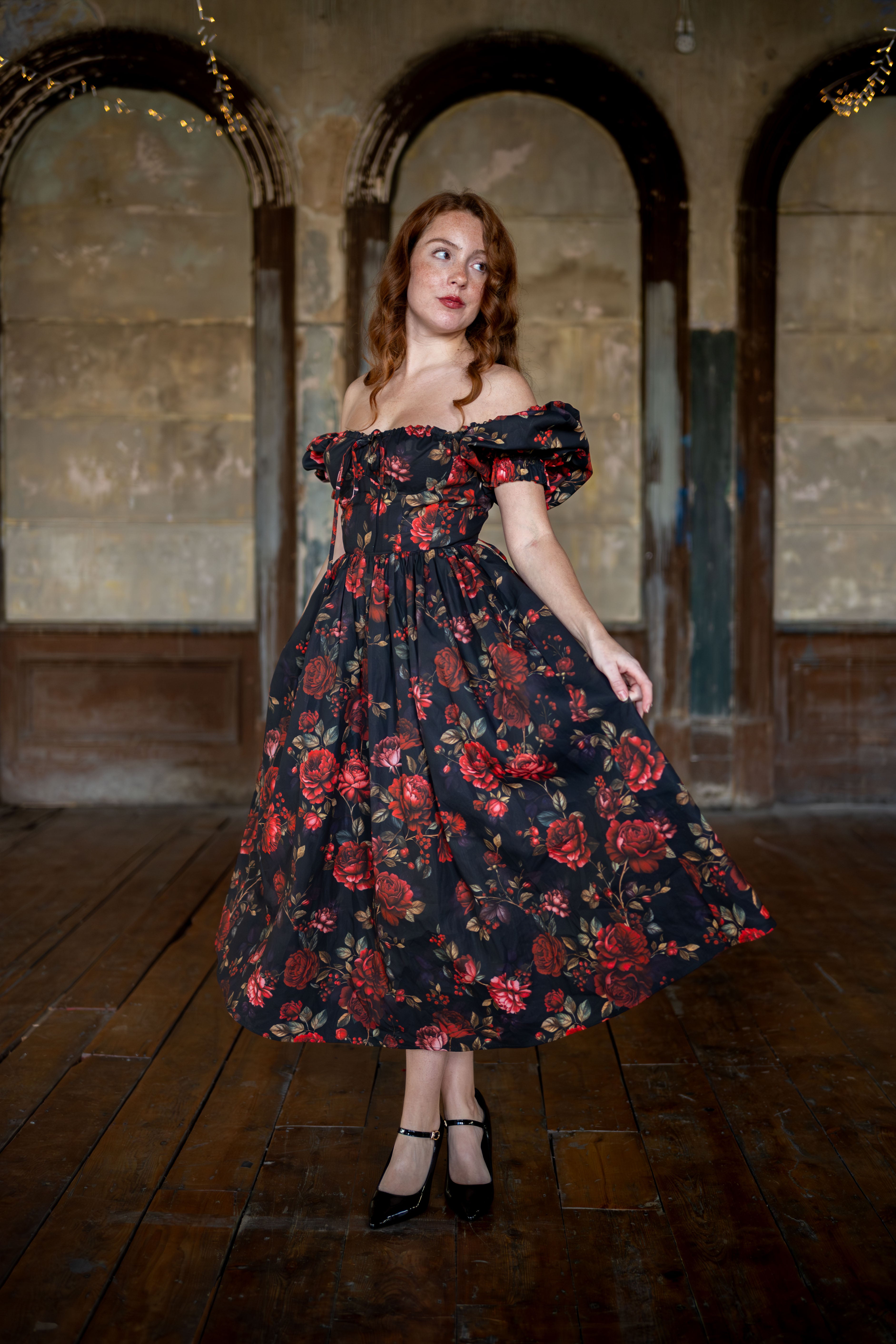 Dark Romance Larkspur Dress