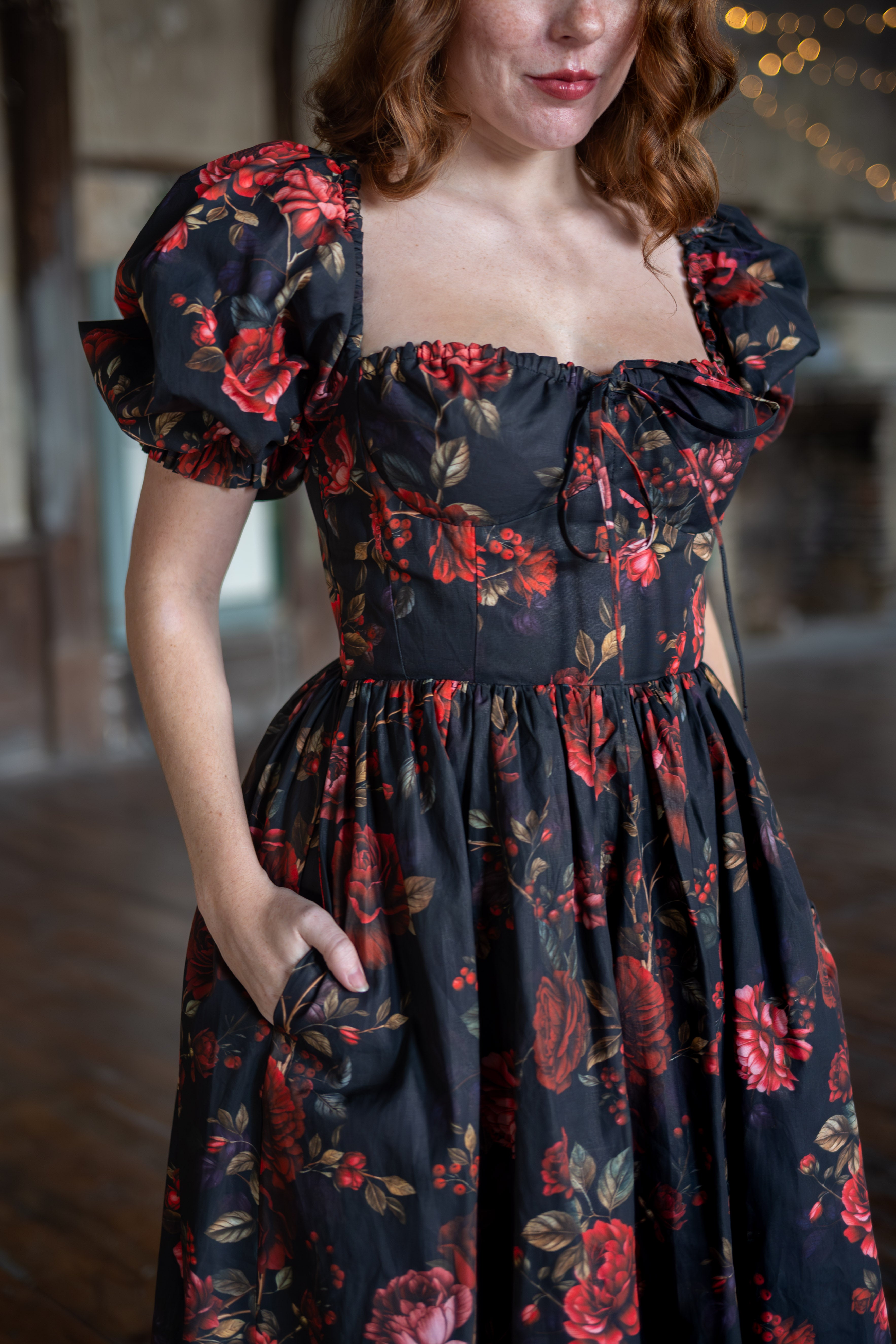 Dark Romance Larkspur Dress