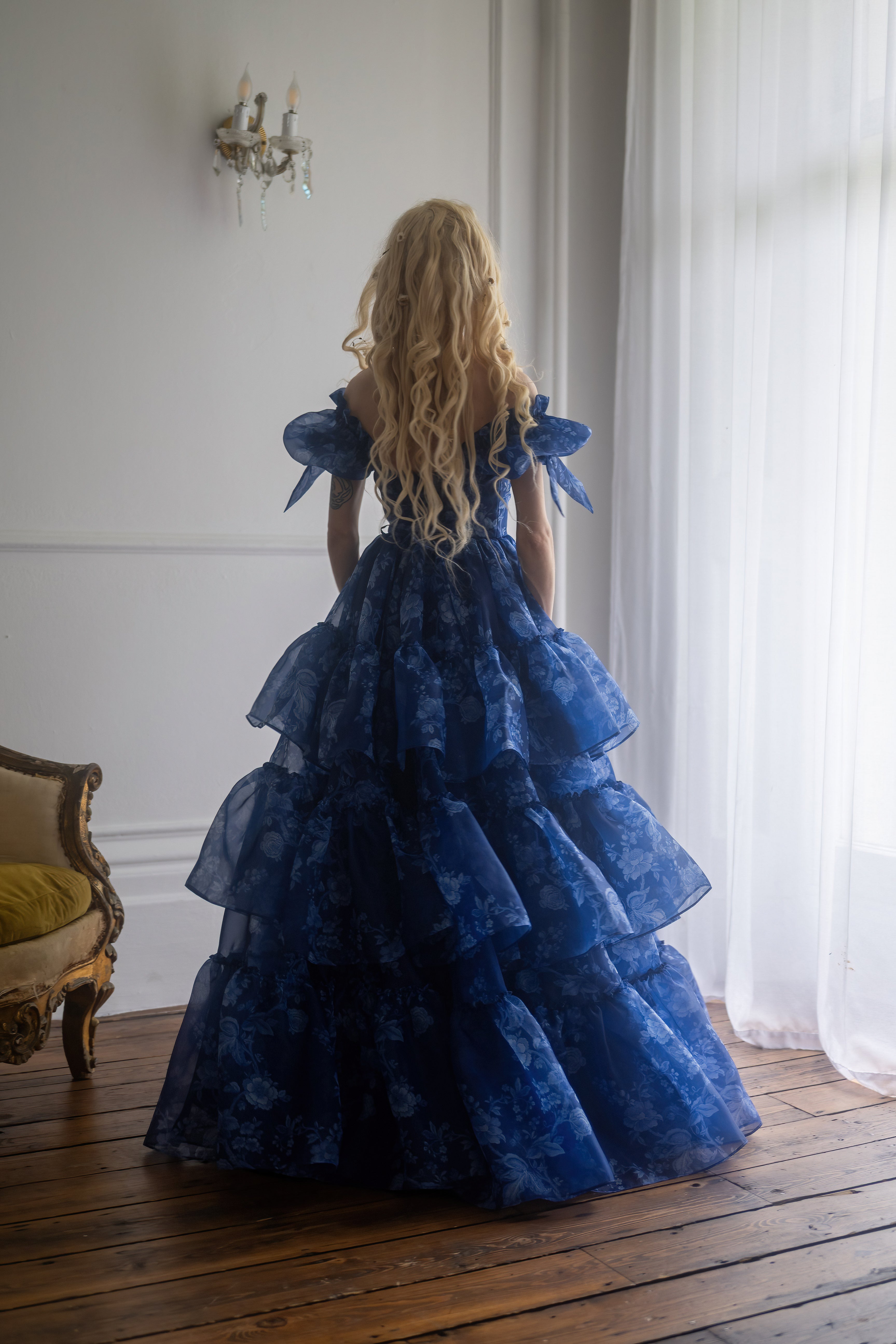 Dresden China Mademoiselle Gown