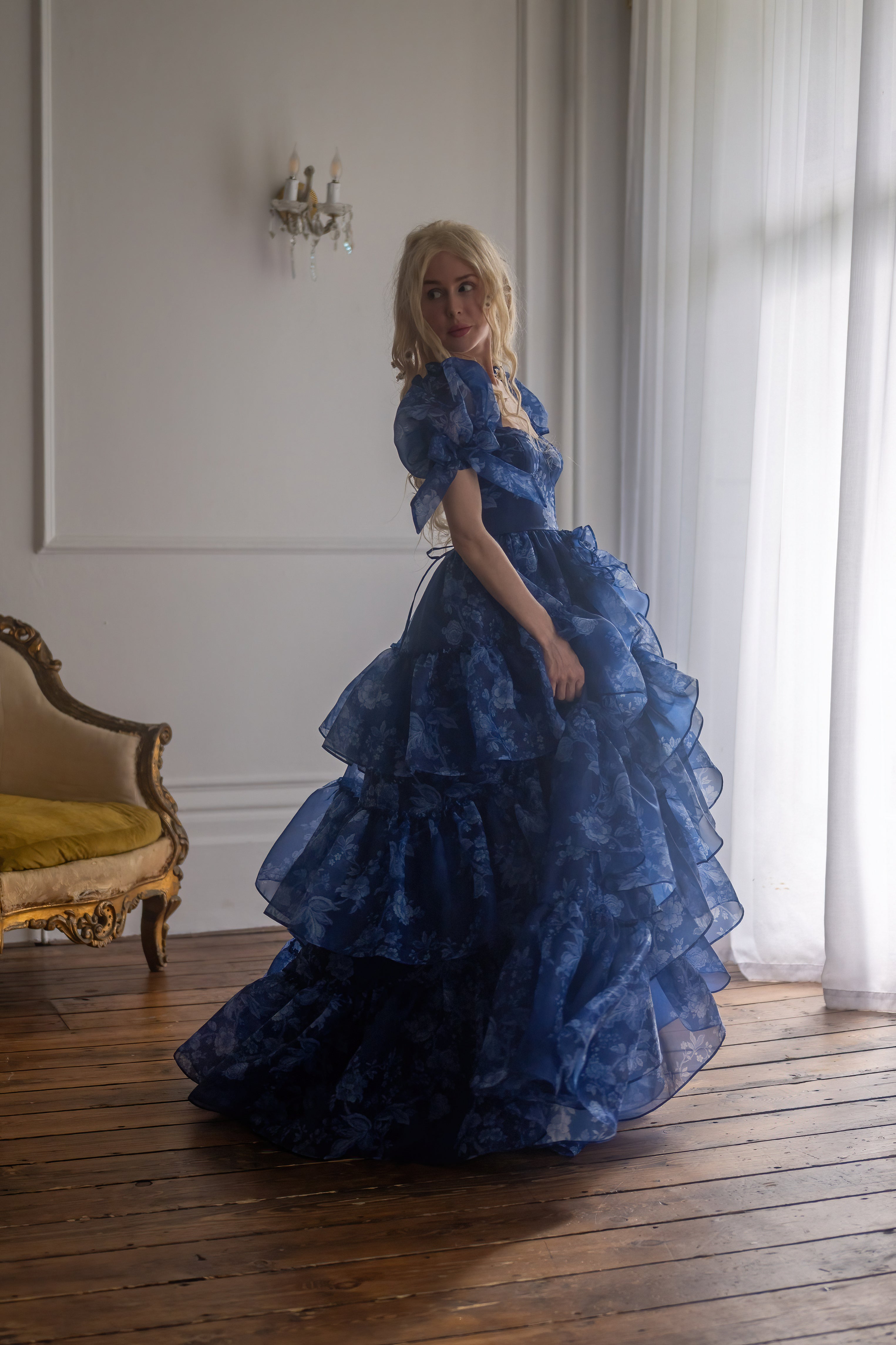 Dresden China Mademoiselle Gown