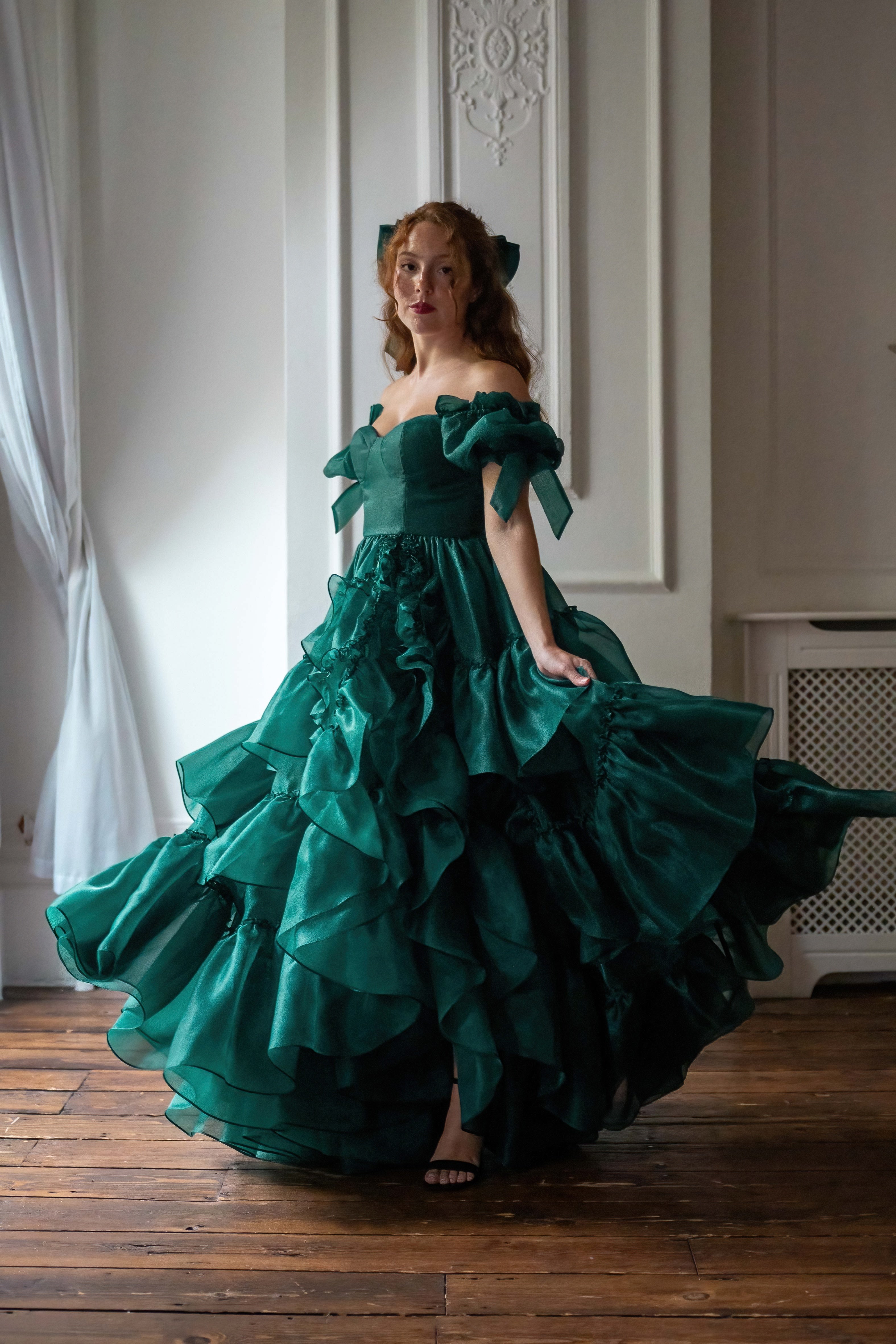 Elven Forest Mademoiselle Gown