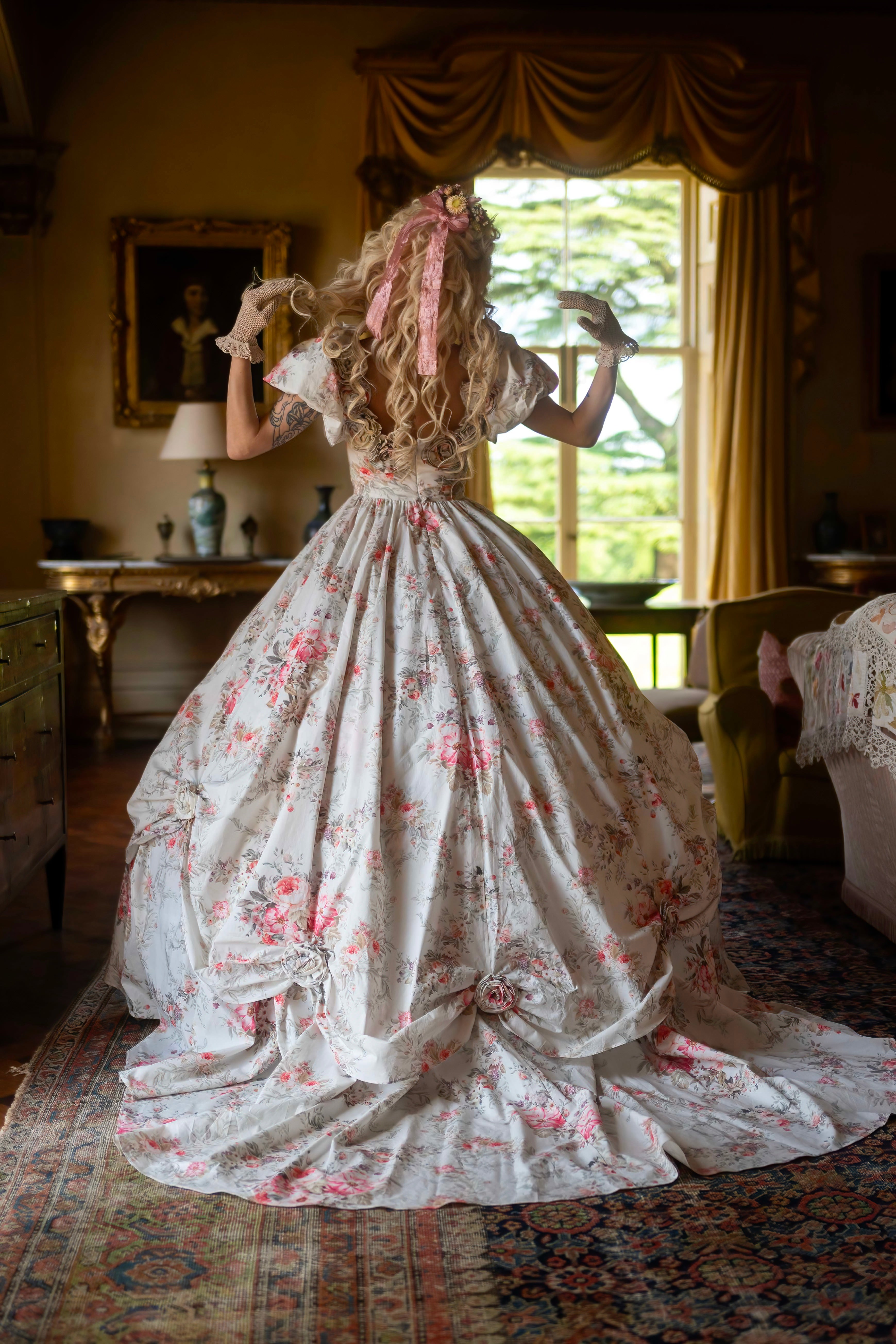 English Lady Ballroom Gown