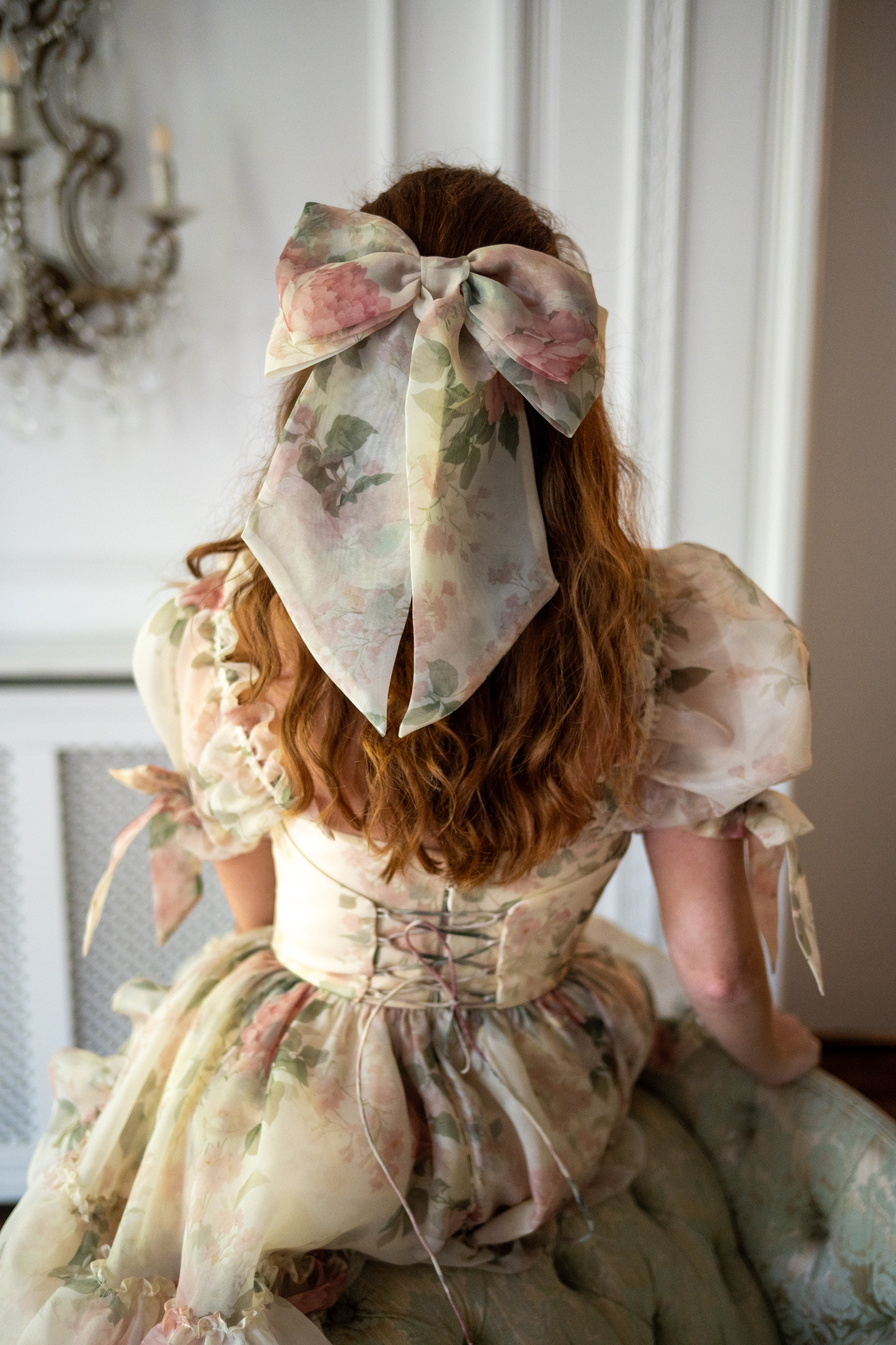 Ever After Organza Winged Hairbow