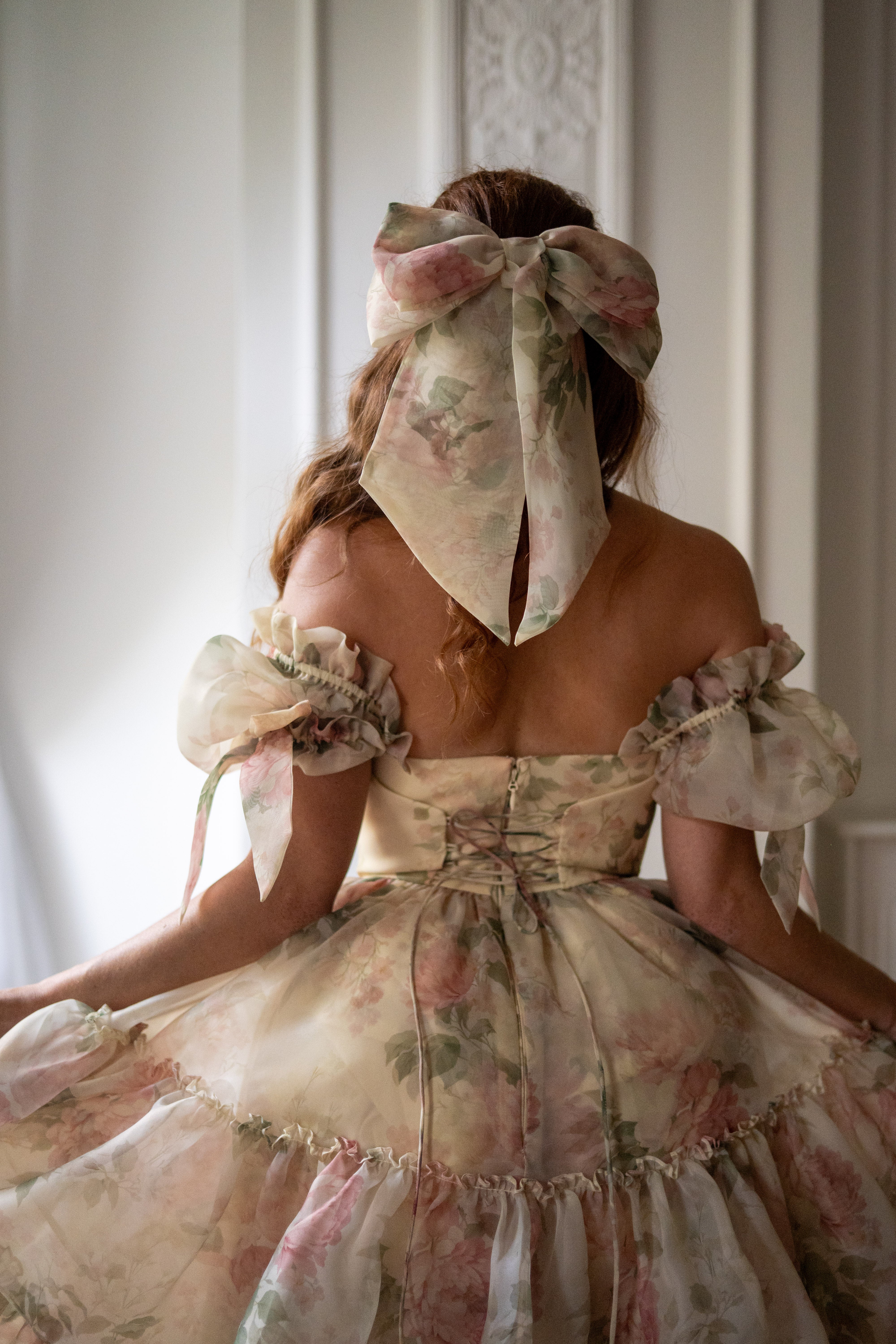 Ever After Organza Winged Hairbow