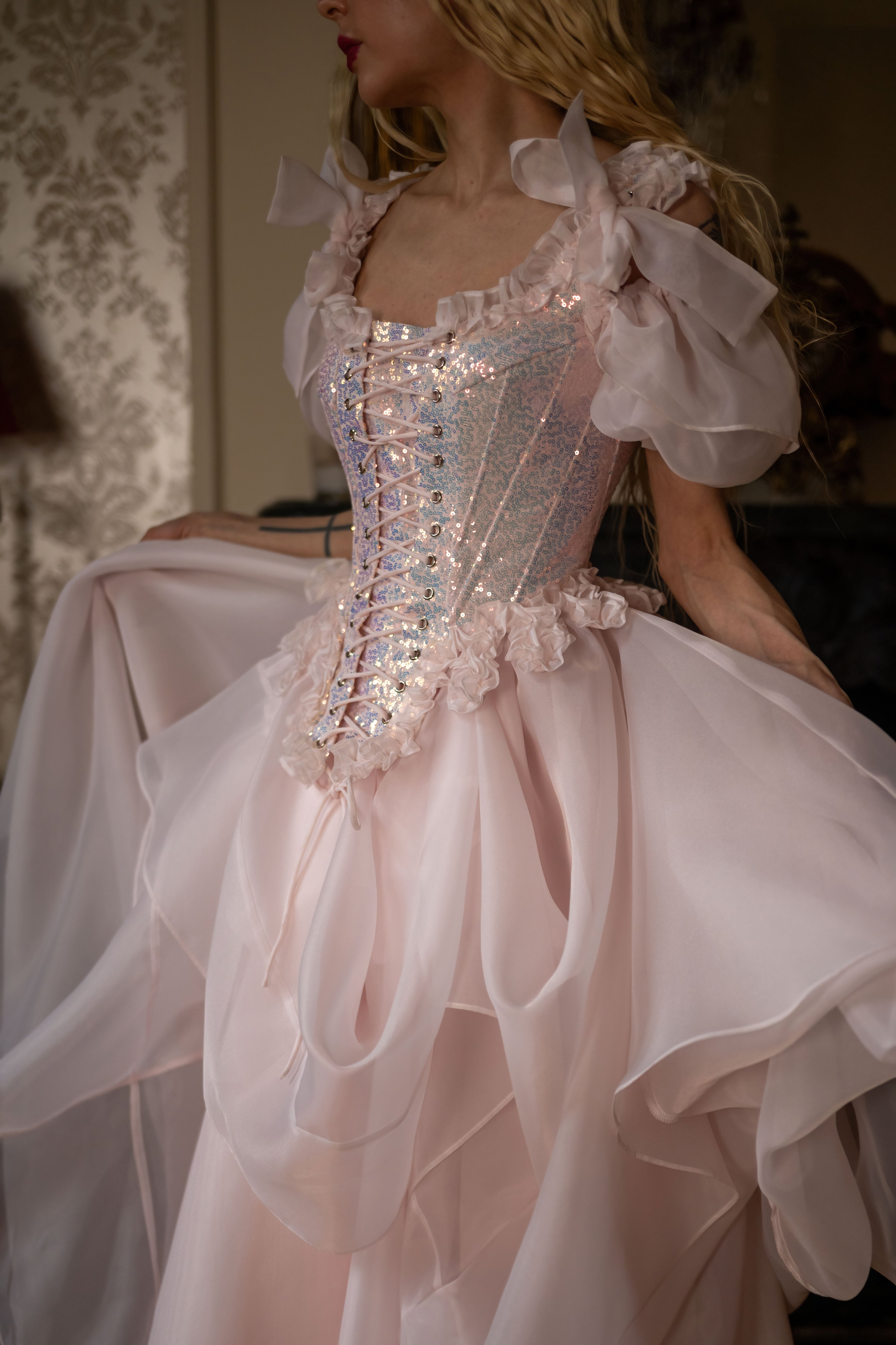 Fairy Wings Pompadour Corset