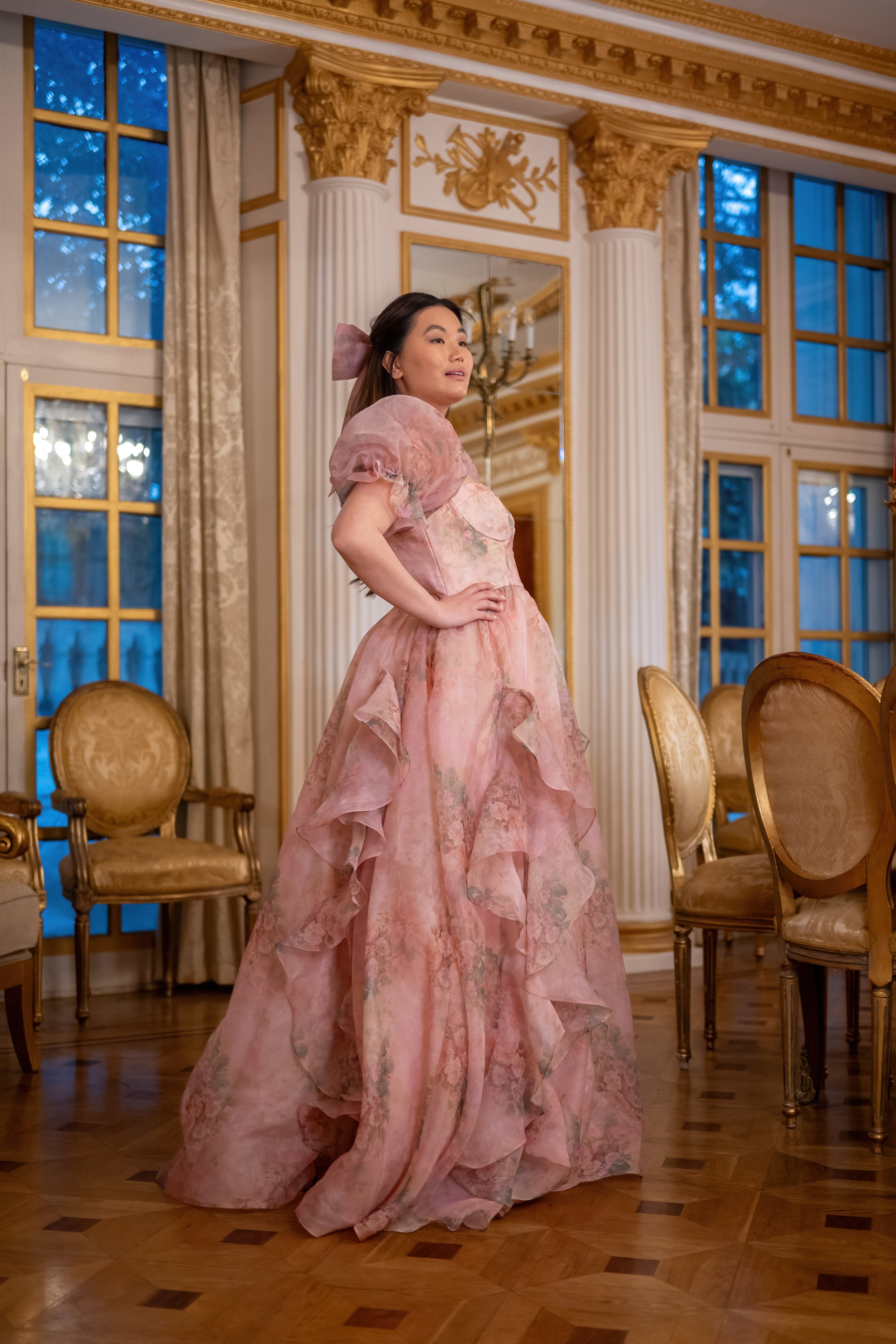 Fallen Angel Regency Gown
