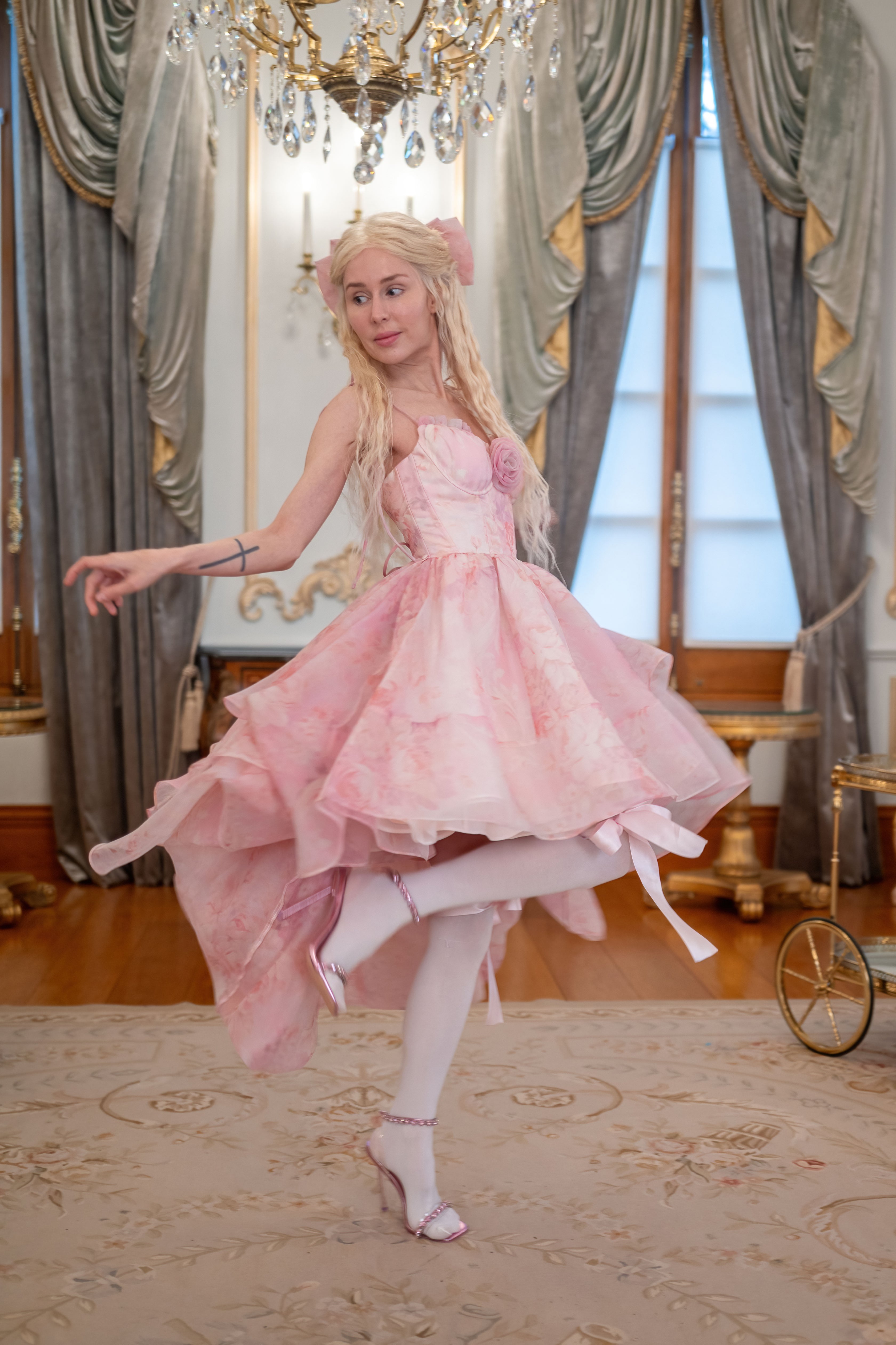 Fantasy Rose Heiress Gown