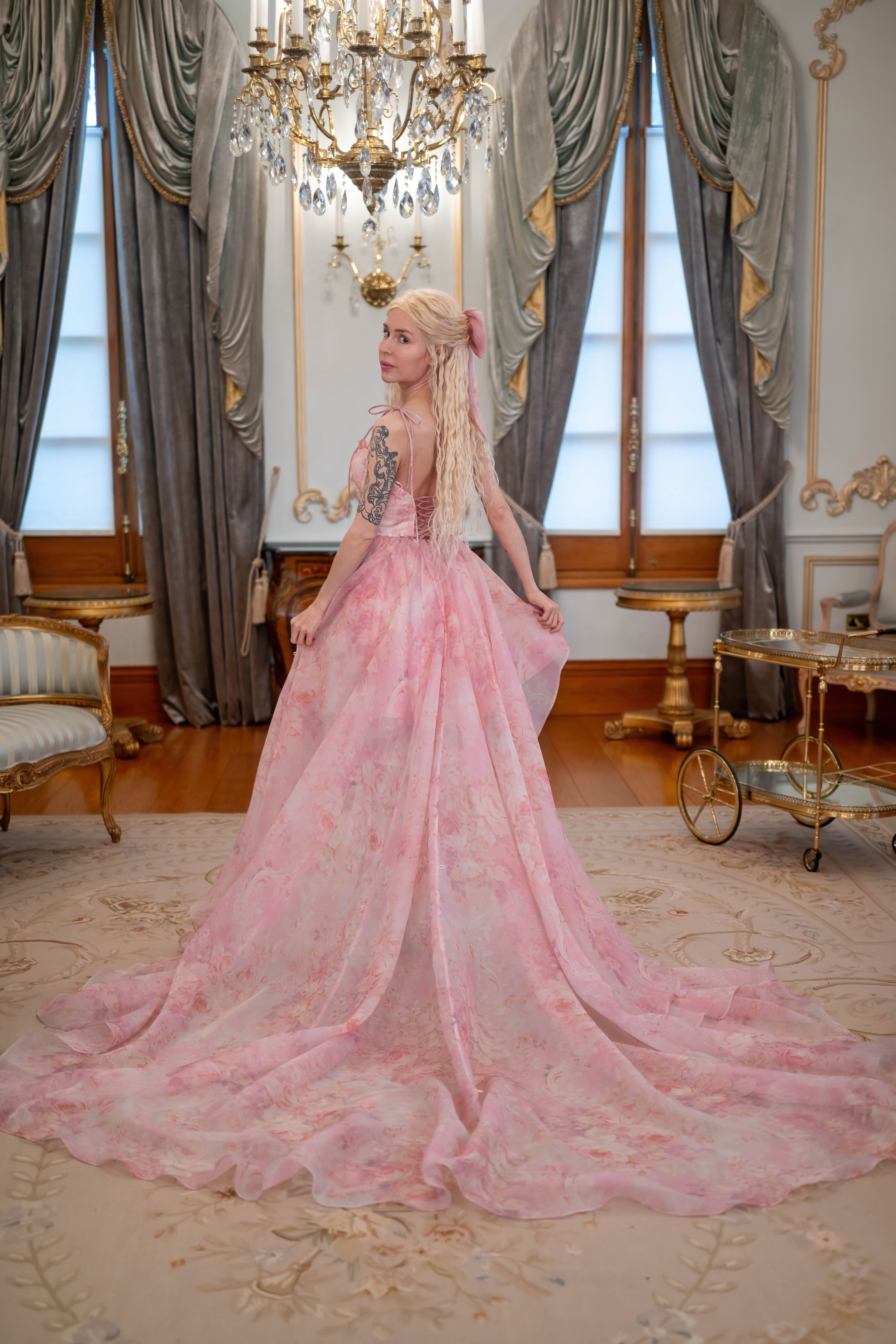 Fantasy Rose Heiress Gown