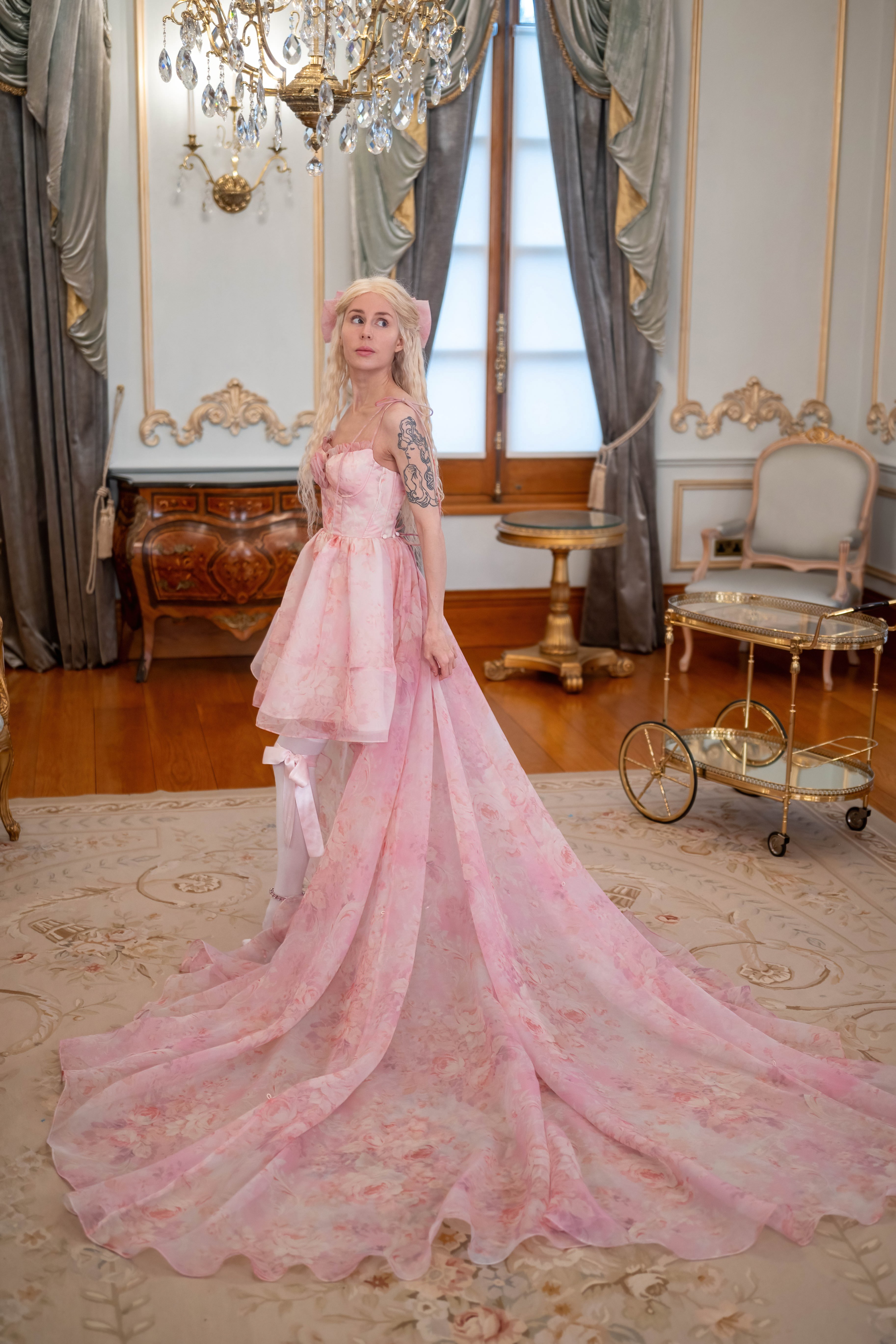Fantasy Rose Heiress Gown