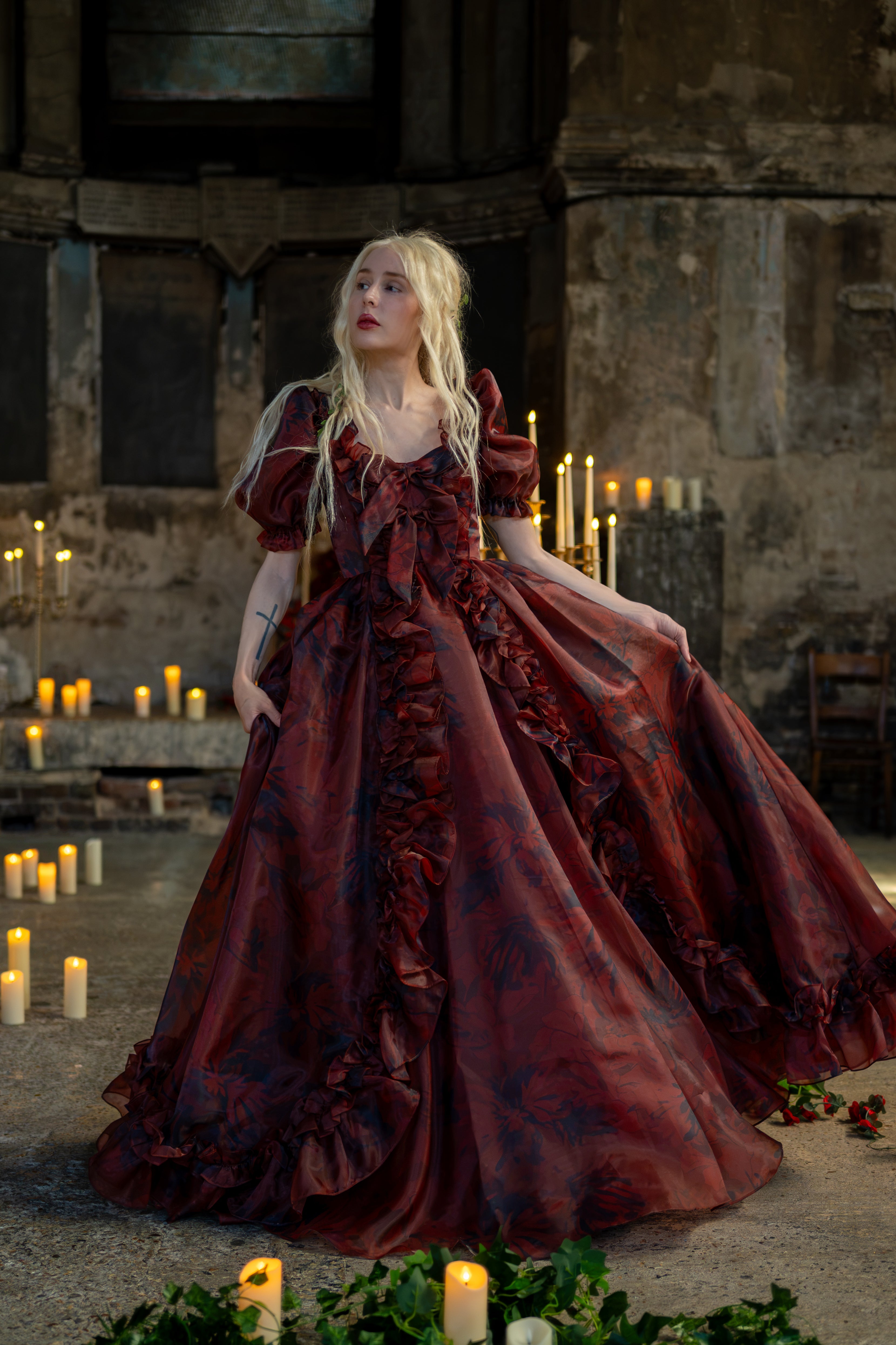 Fatal Devotion Duchess Gown
