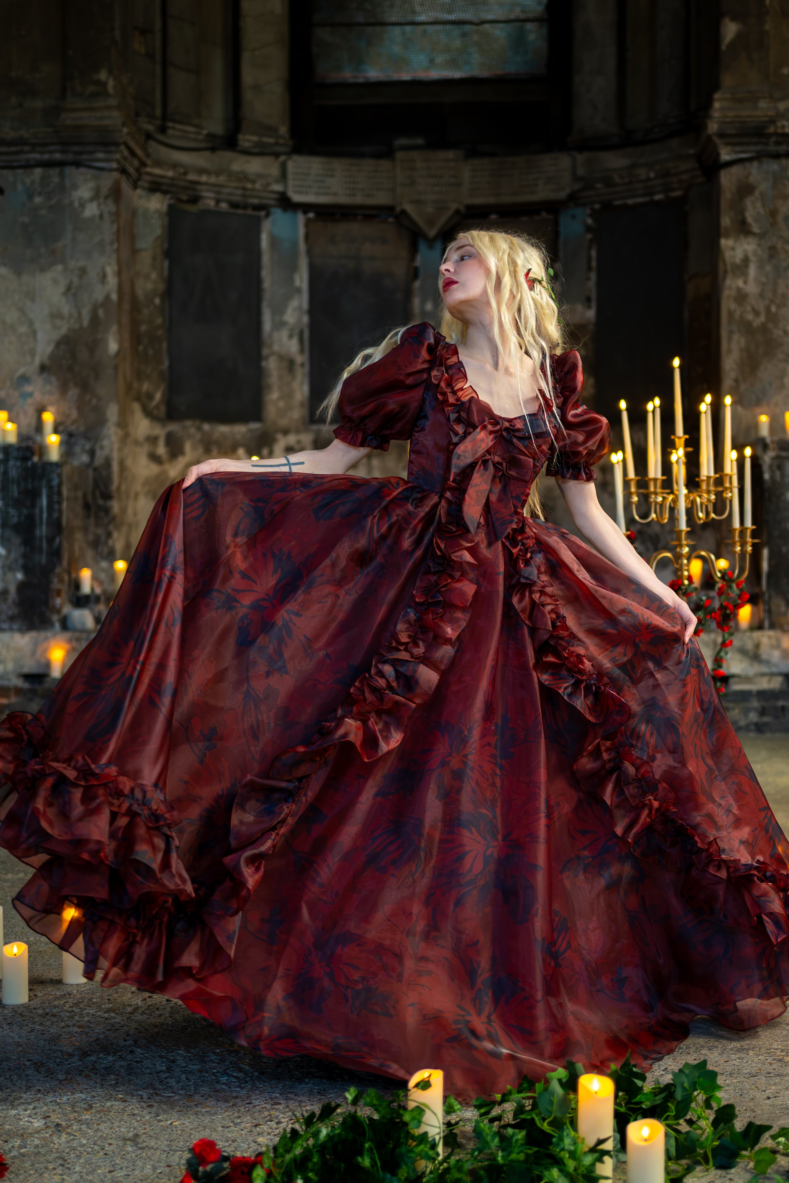 Fatal Devotion Duchess Gown