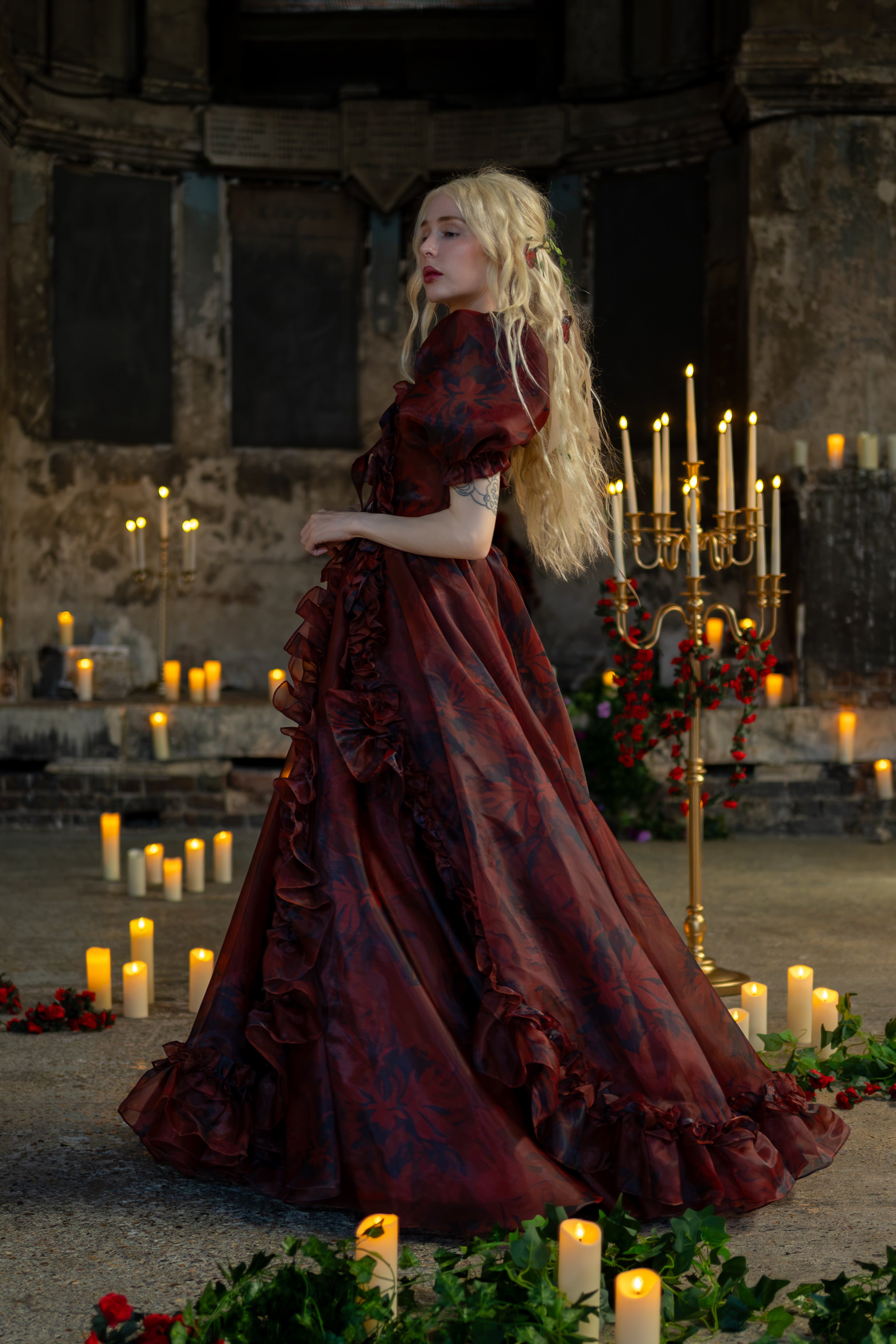 Fatal Devotion Duchess Gown