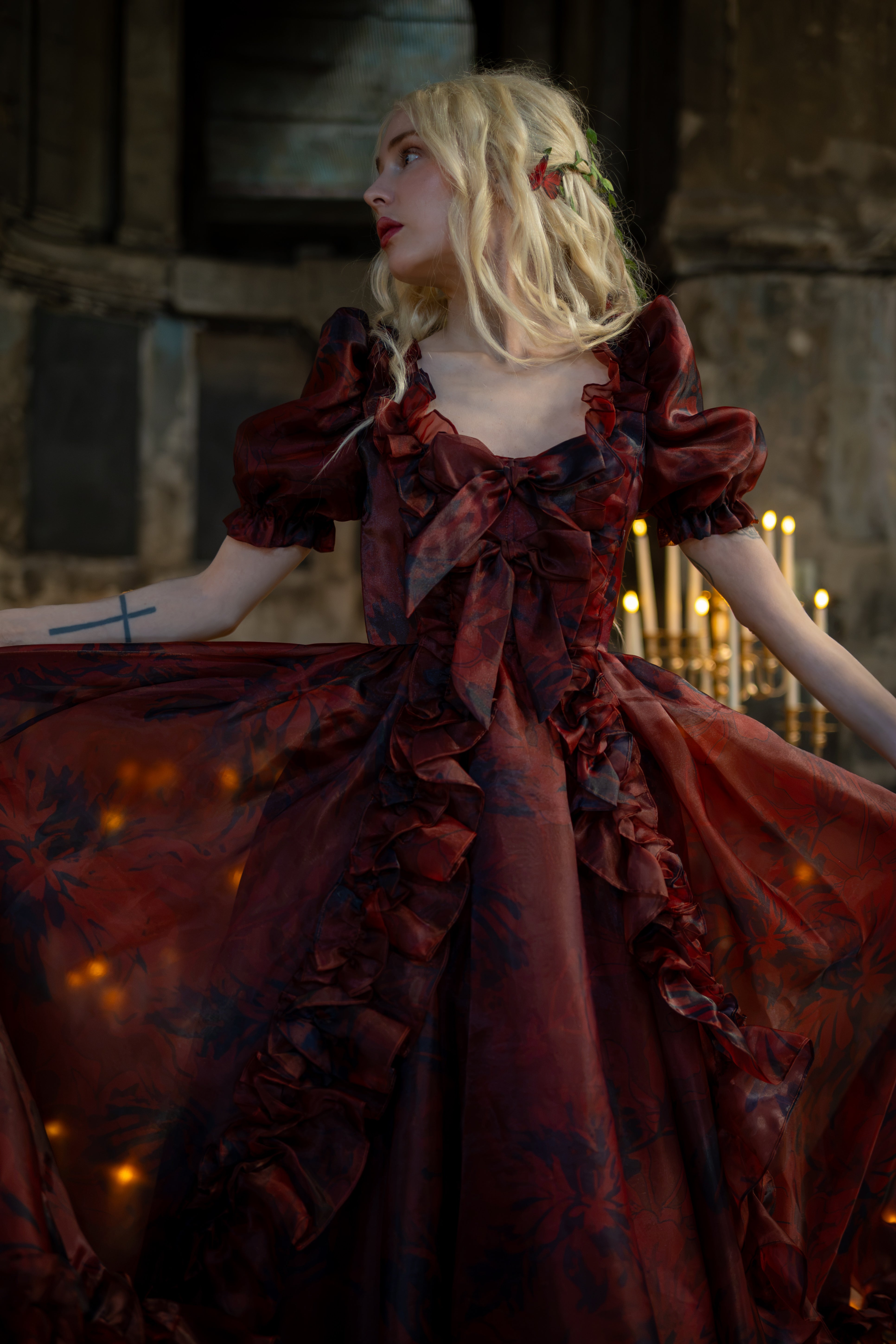 Fatal Devotion Duchess Gown
