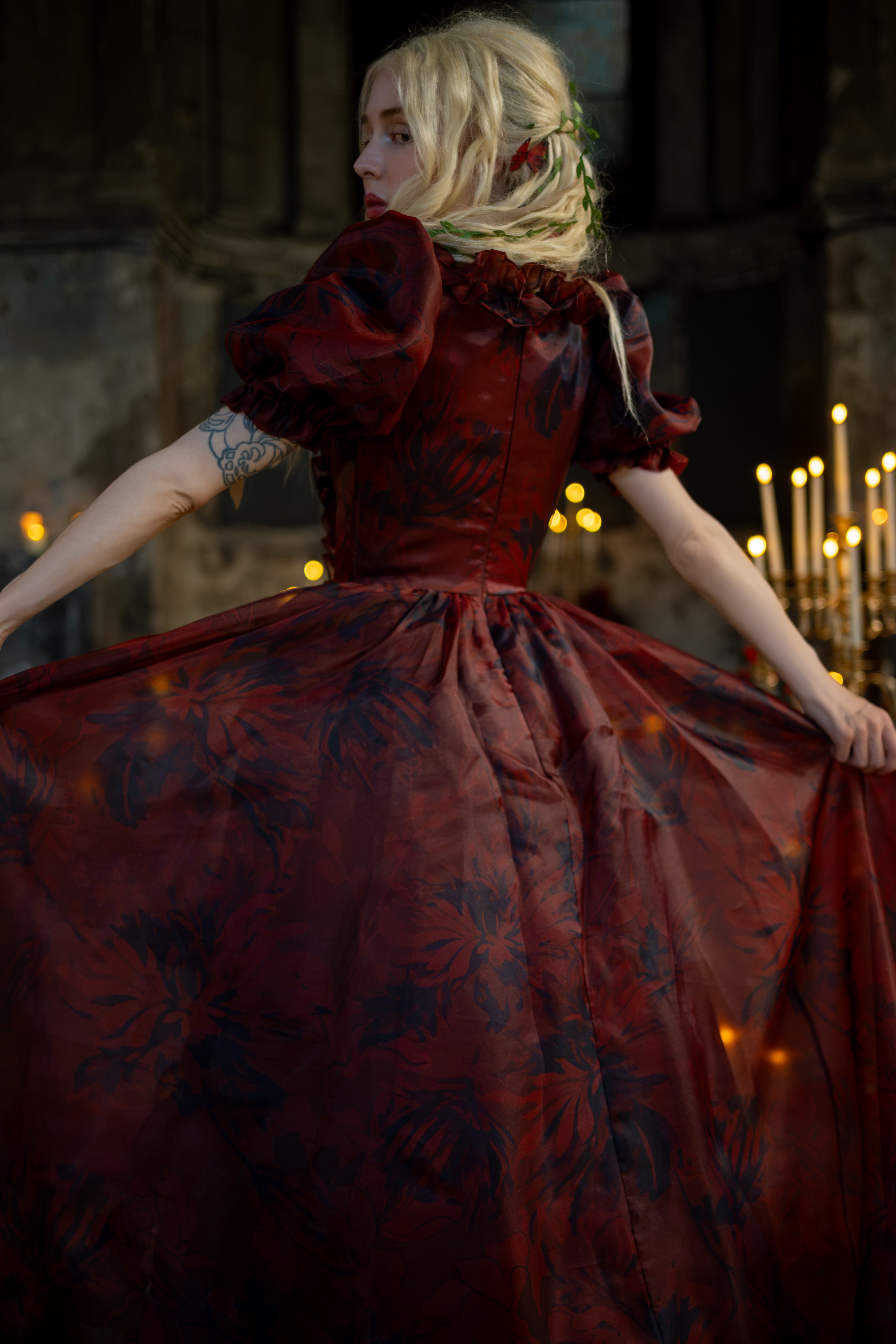 Fatal Devotion Duchess Gown