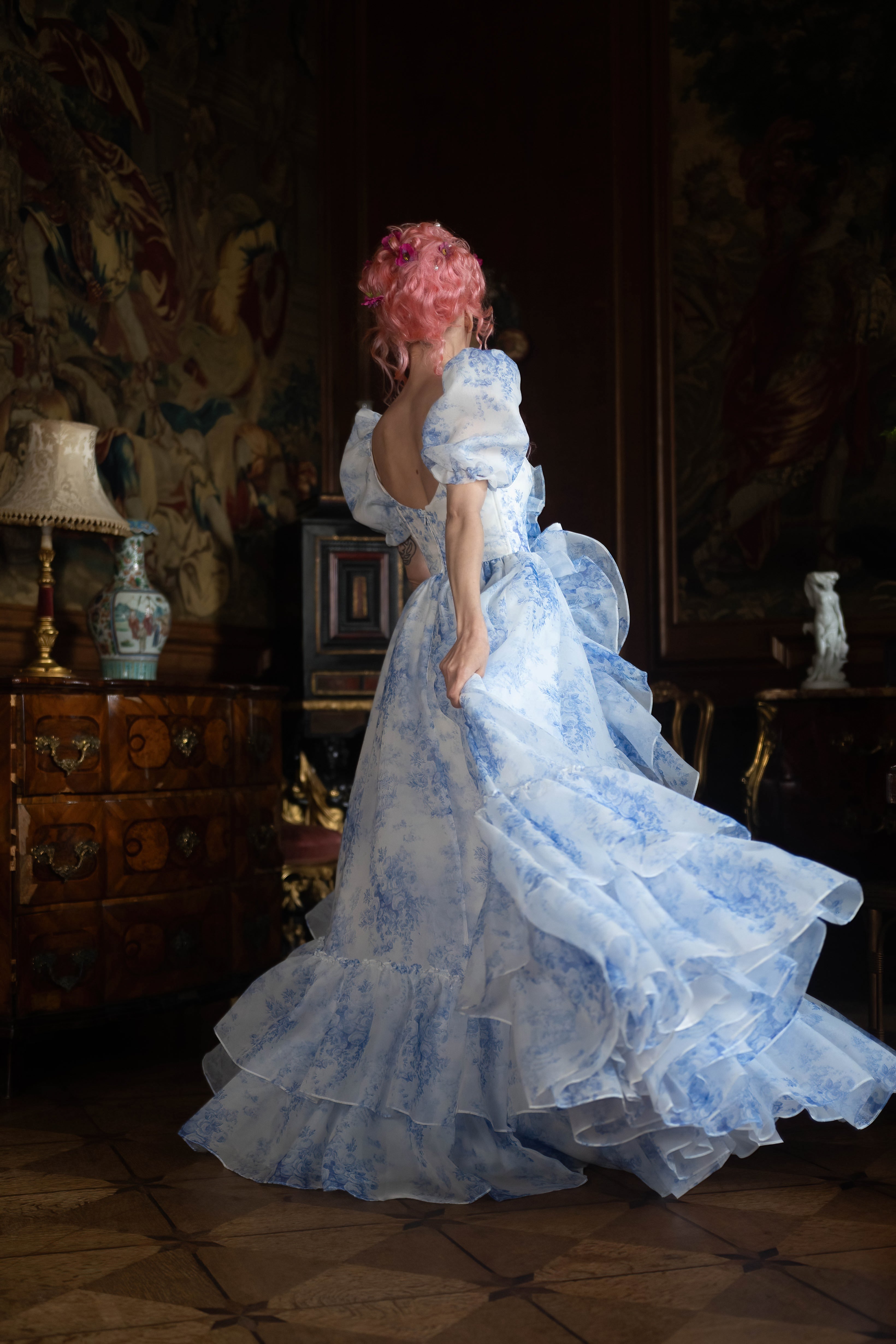 French Porcelain Antoinette Gown