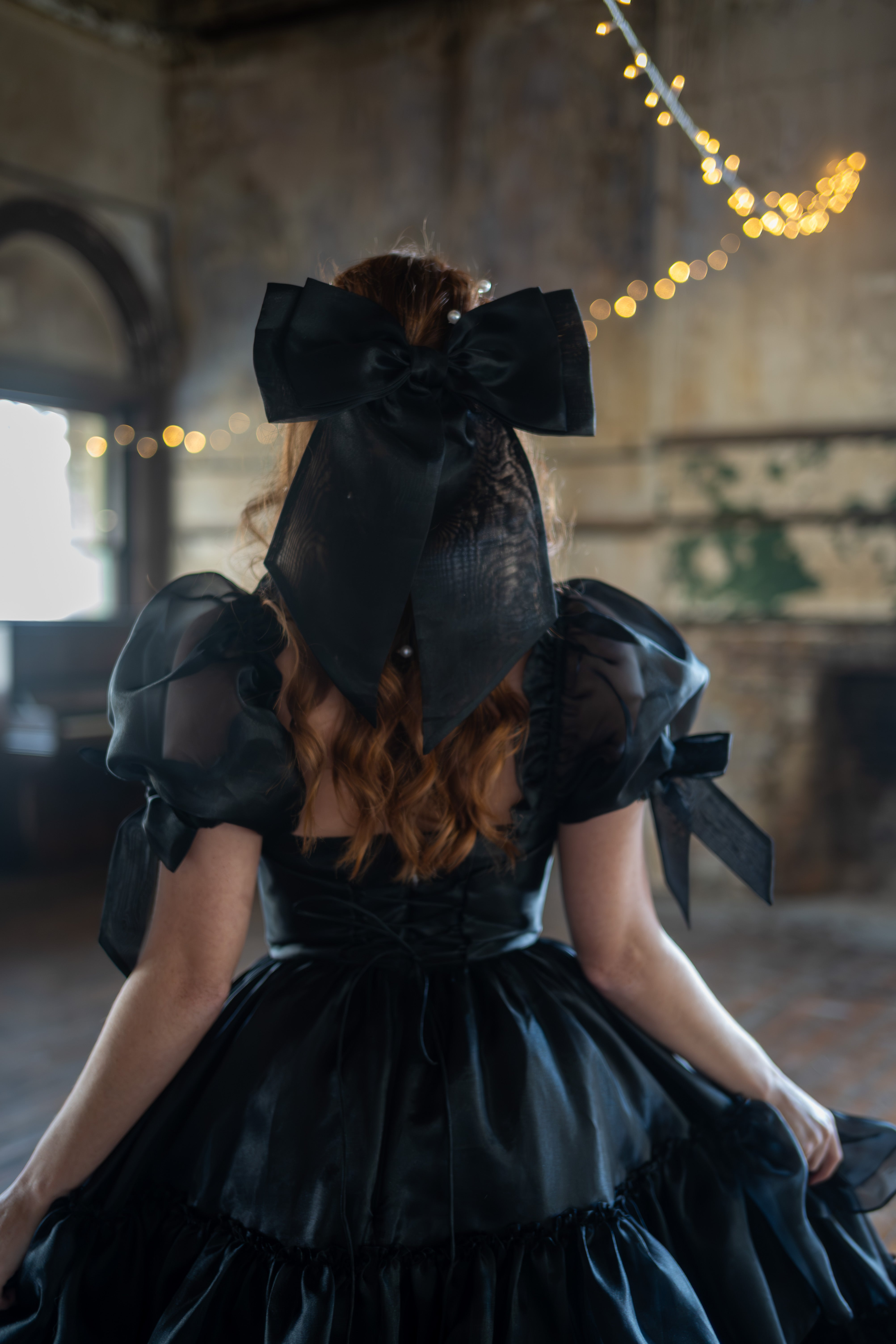 Gothic Fairytale Winged Hairbow
