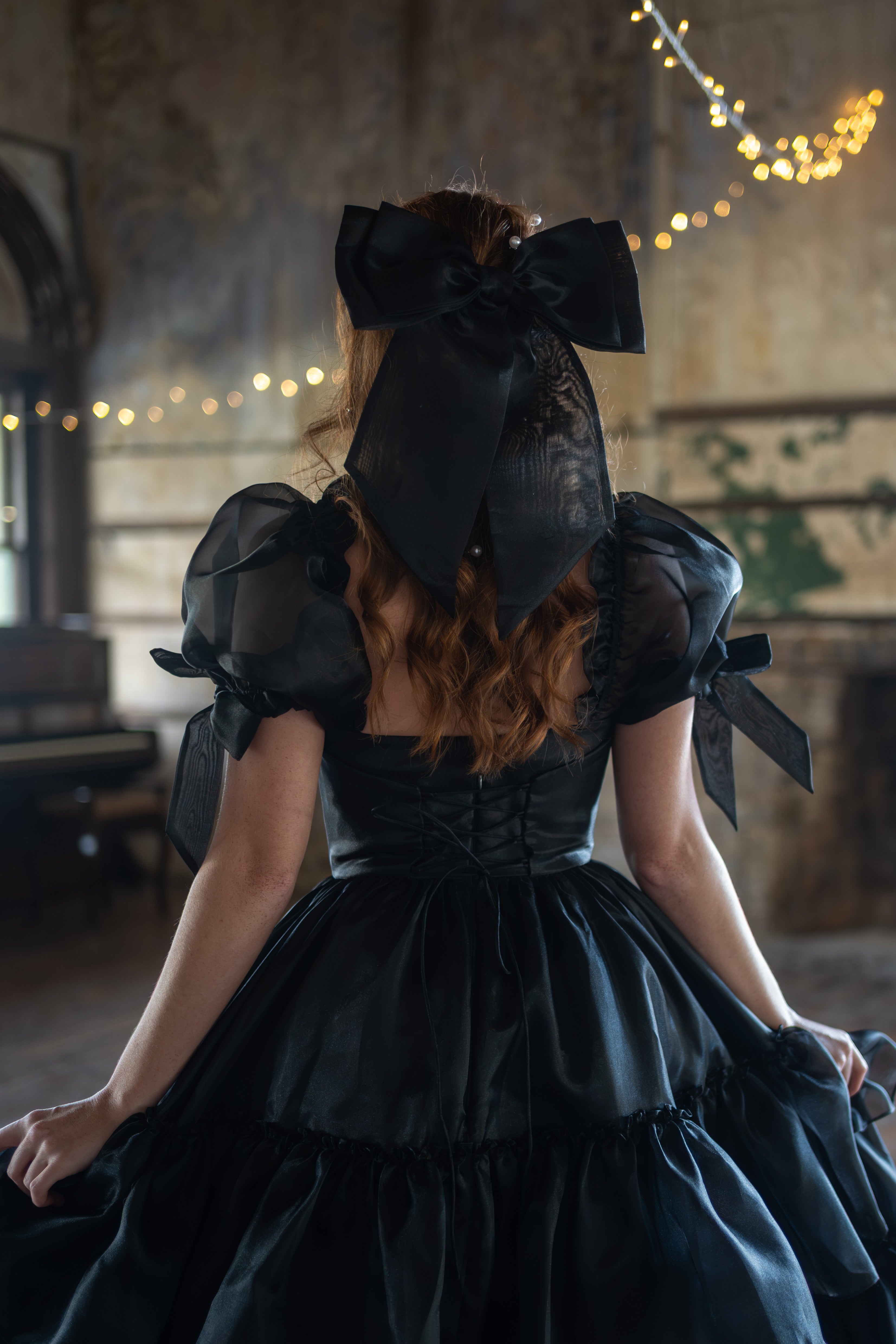 Gothic Fairytale Winged Hairbow