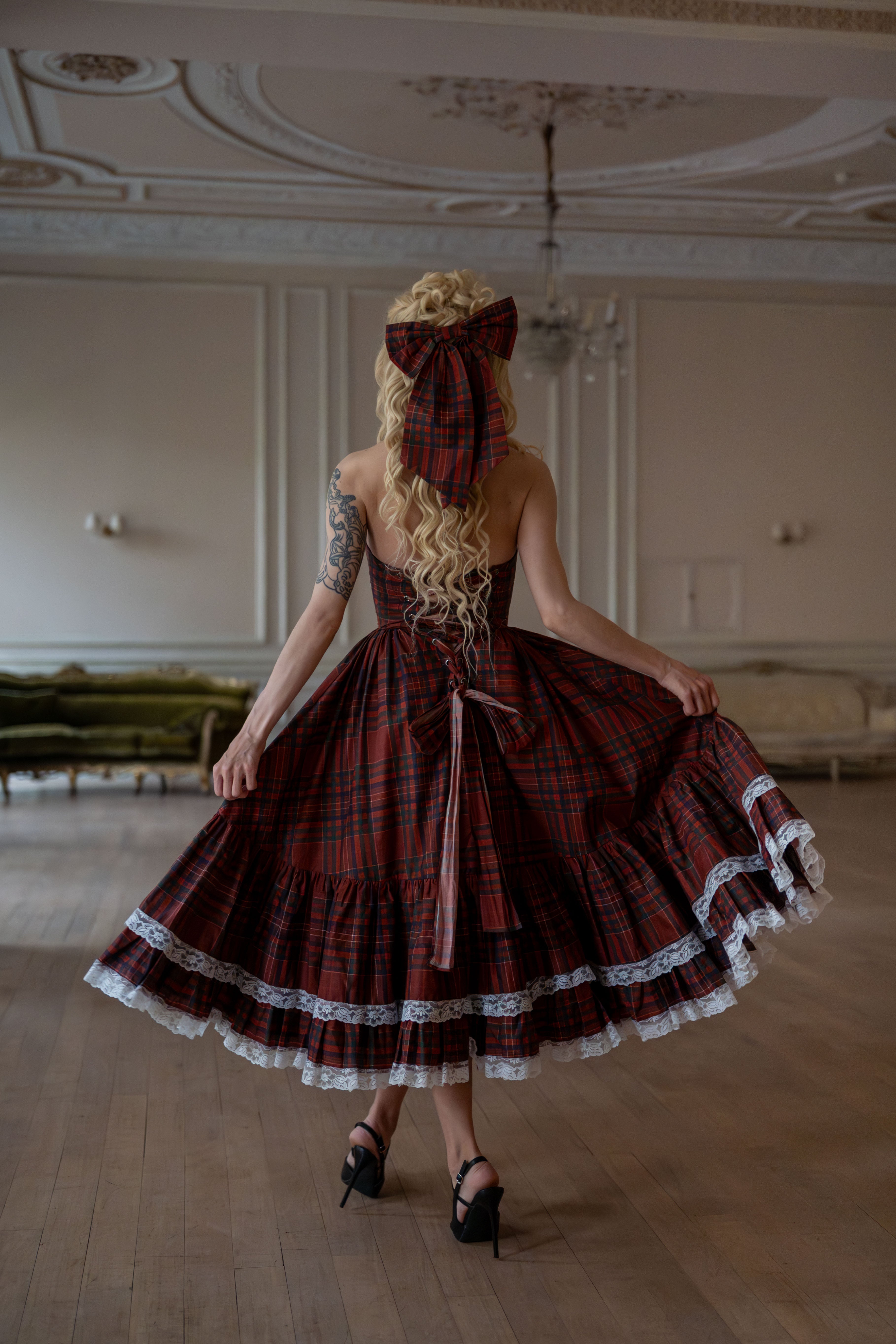 Highland Fling Dollhouse Dress