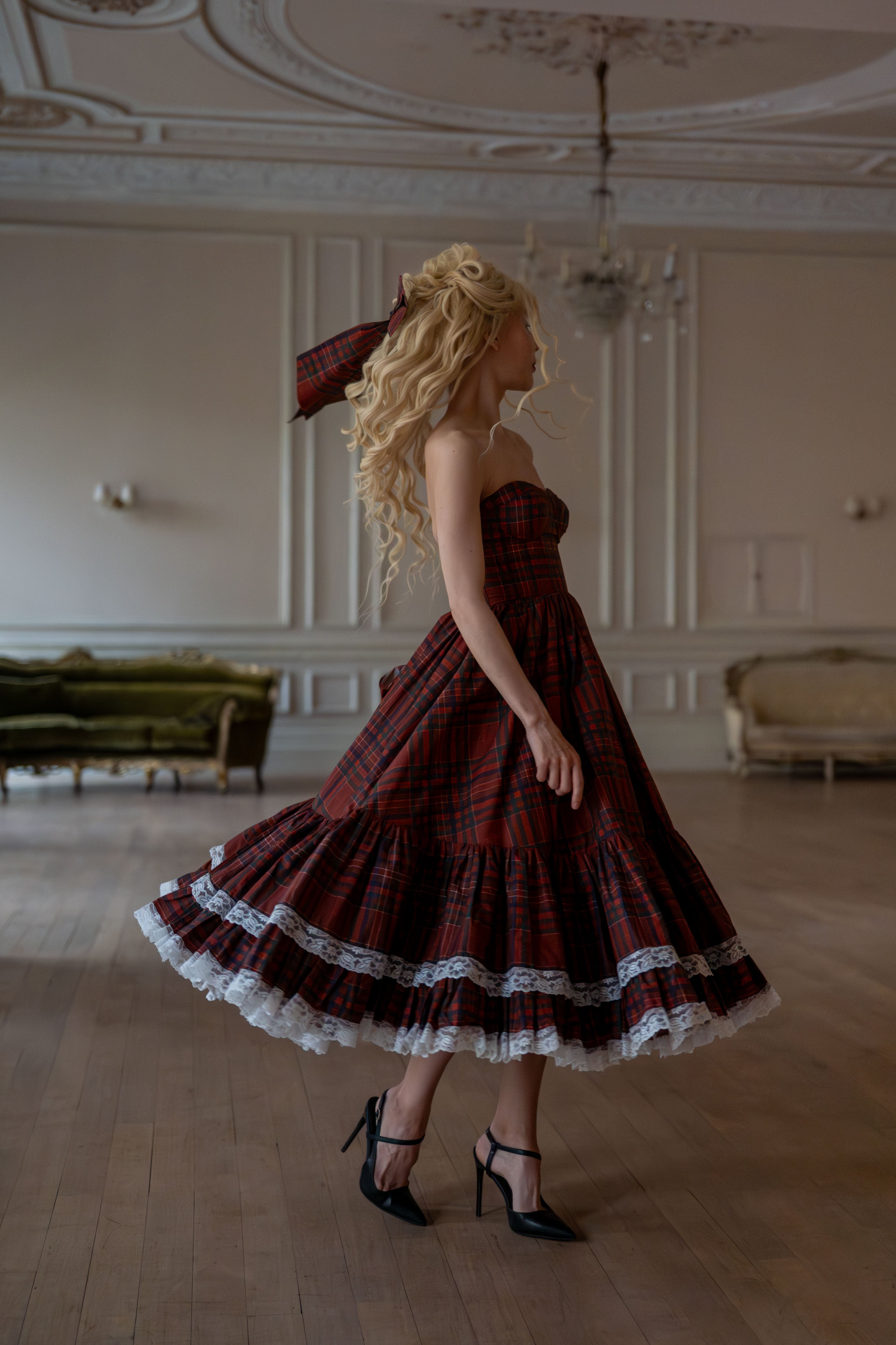 Highland Fling Dollhouse Dress