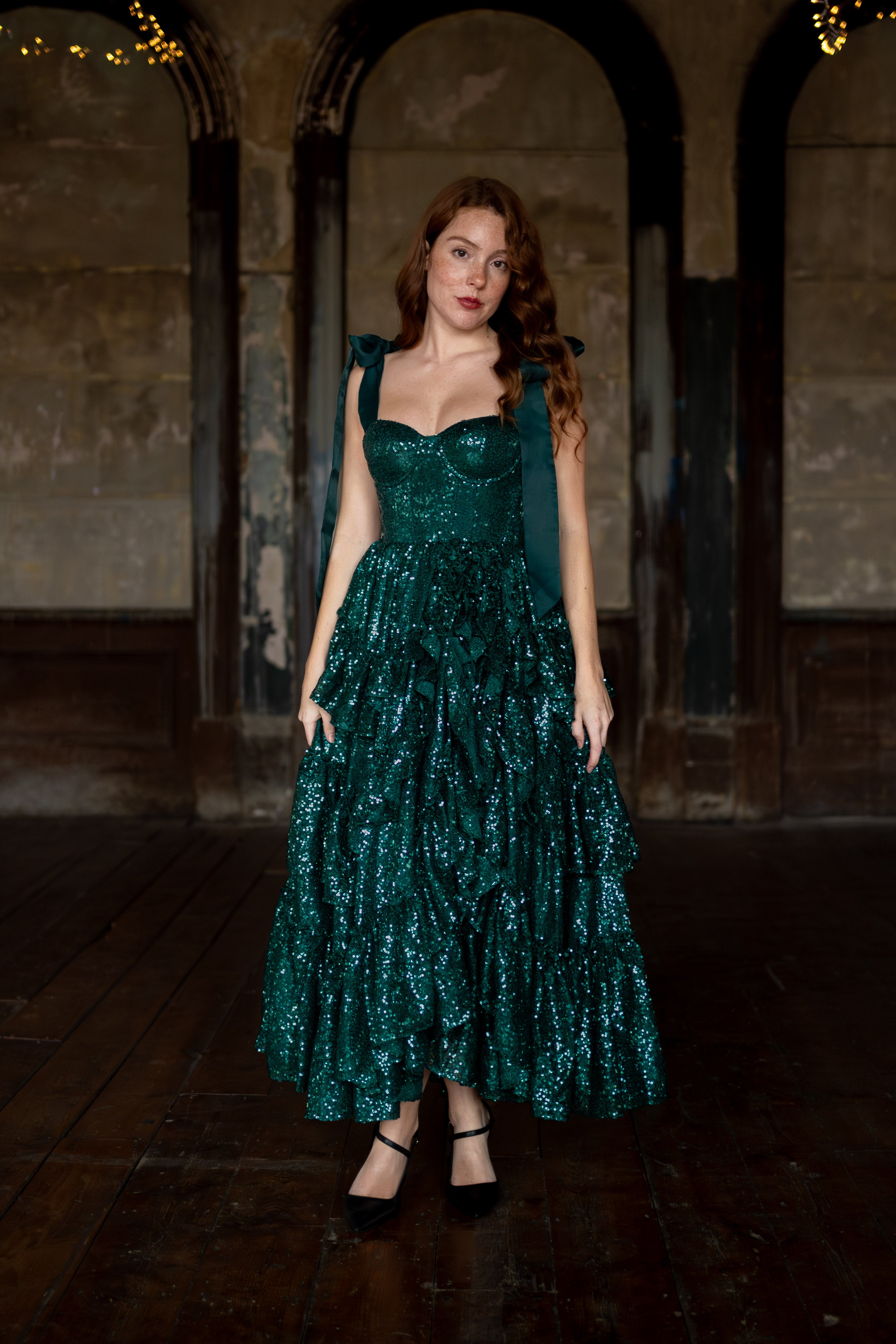 Jade Nocturne Muse Dress