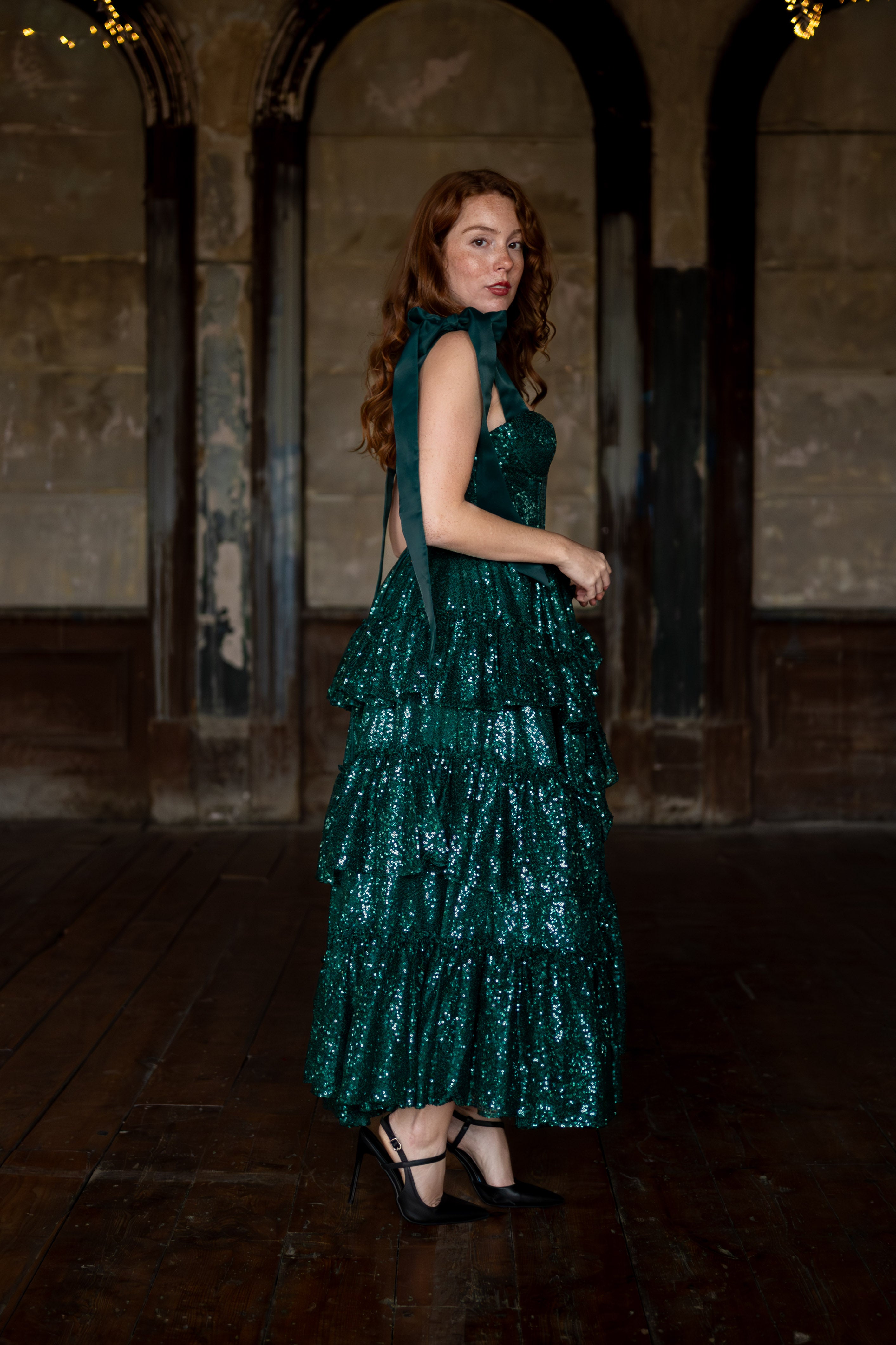 Jade Nocturne Muse Dress