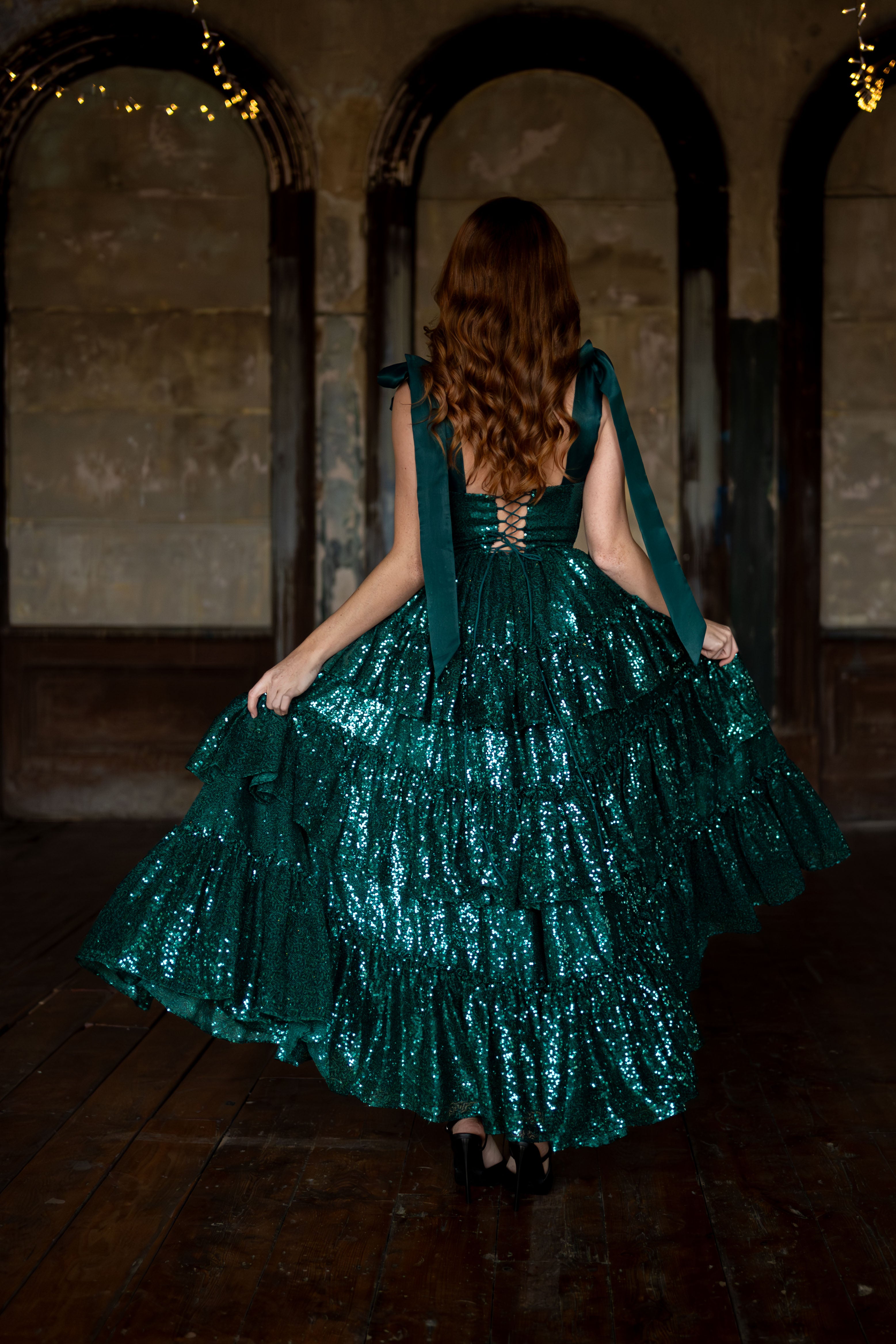 Jade Nocturne Muse Dress