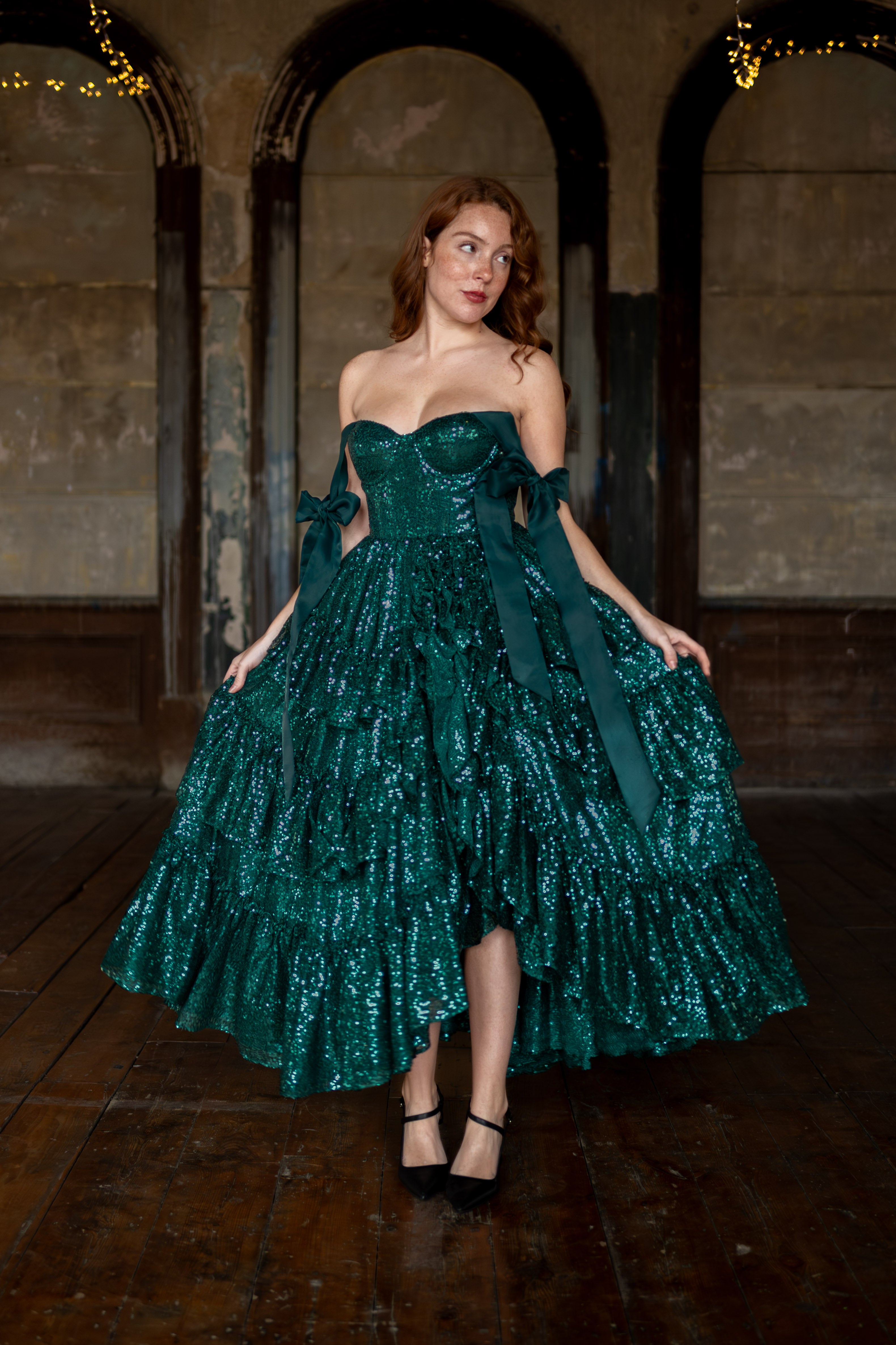 Jade Nocturne Muse Dress