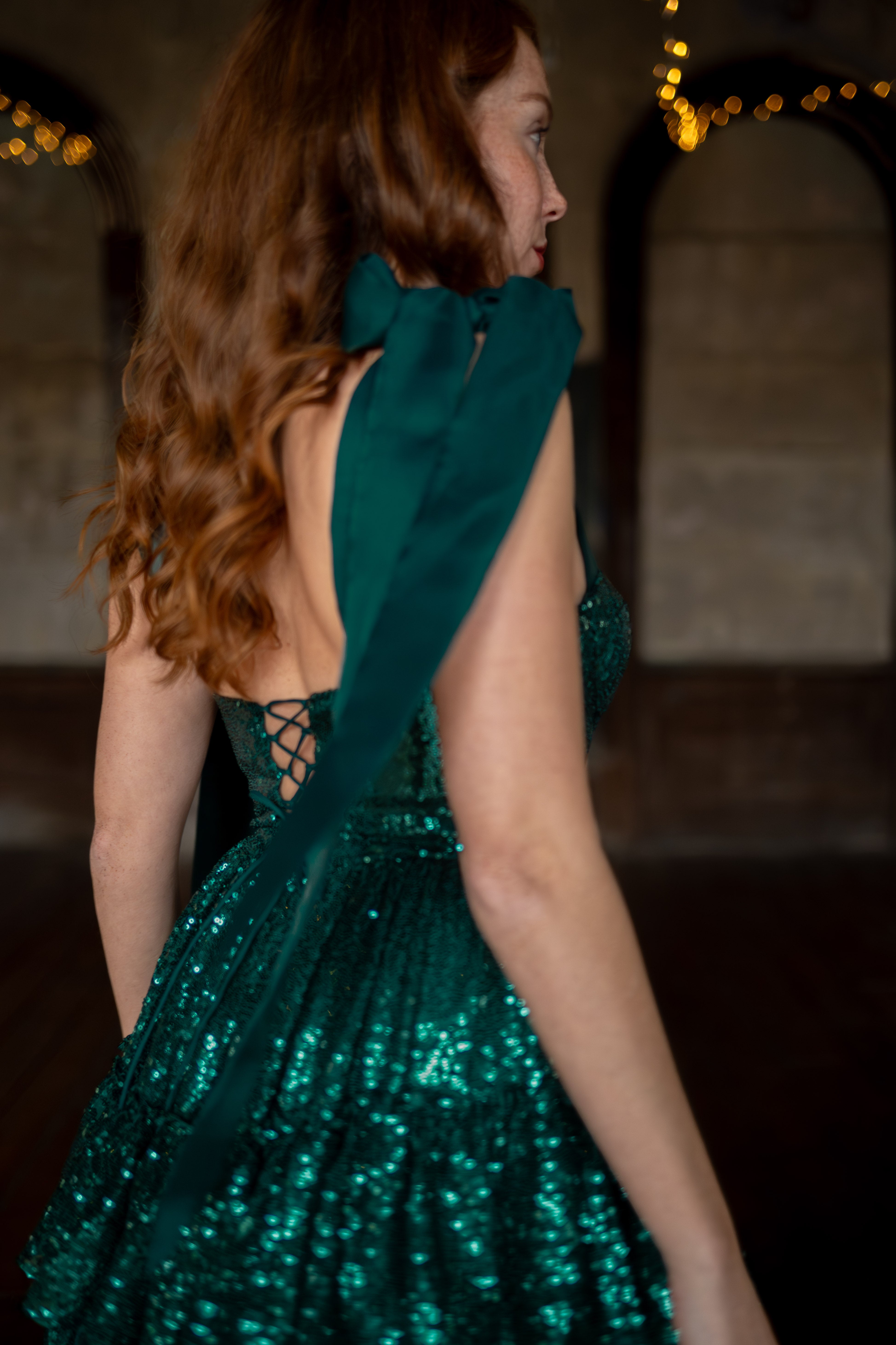 Jade Nocturne Muse Dress