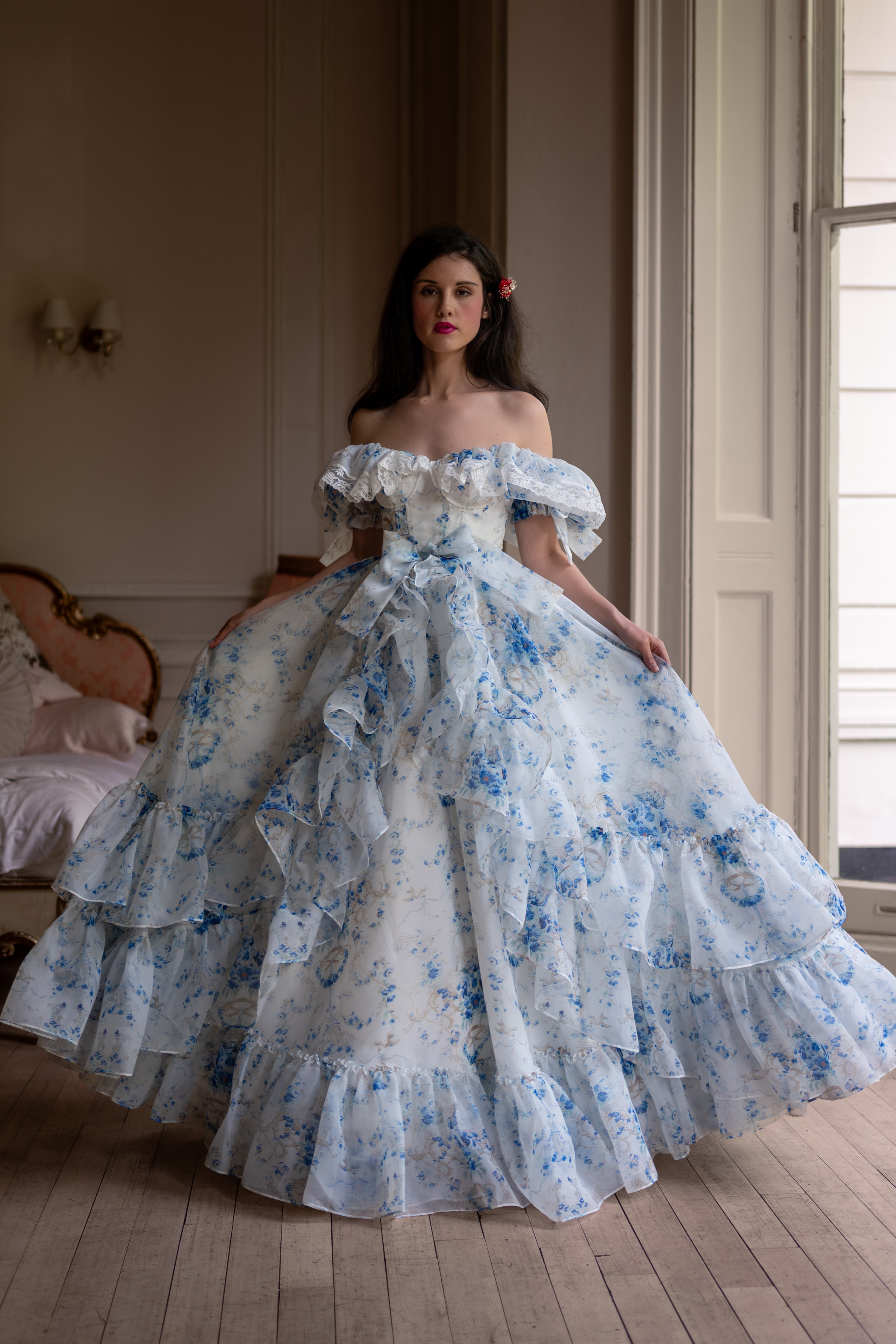 L’Heure Bleue Clairmont Gown