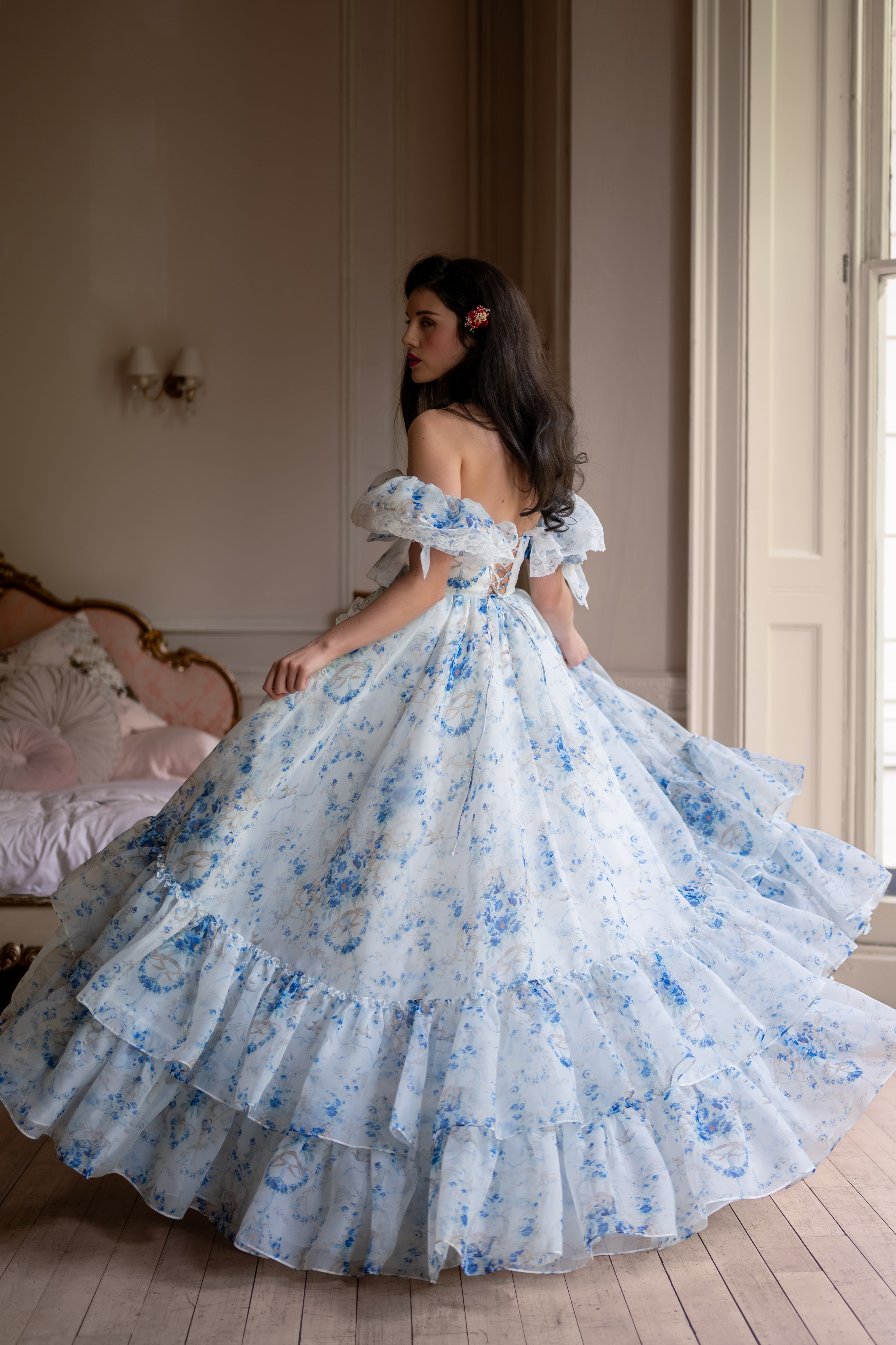 L’Heure Bleue Clairmont Gown