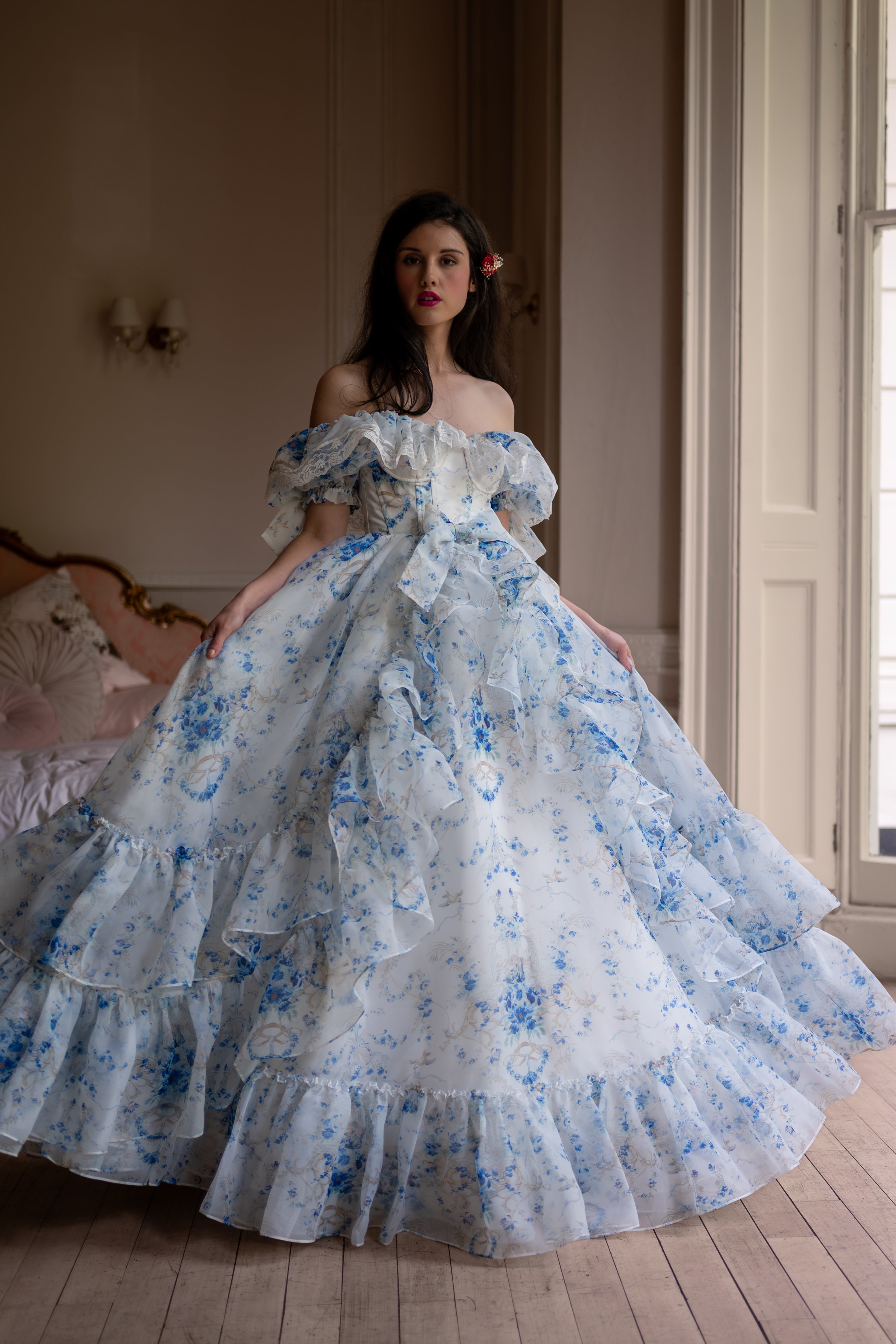 L’Heure Bleue Clairmont Gown