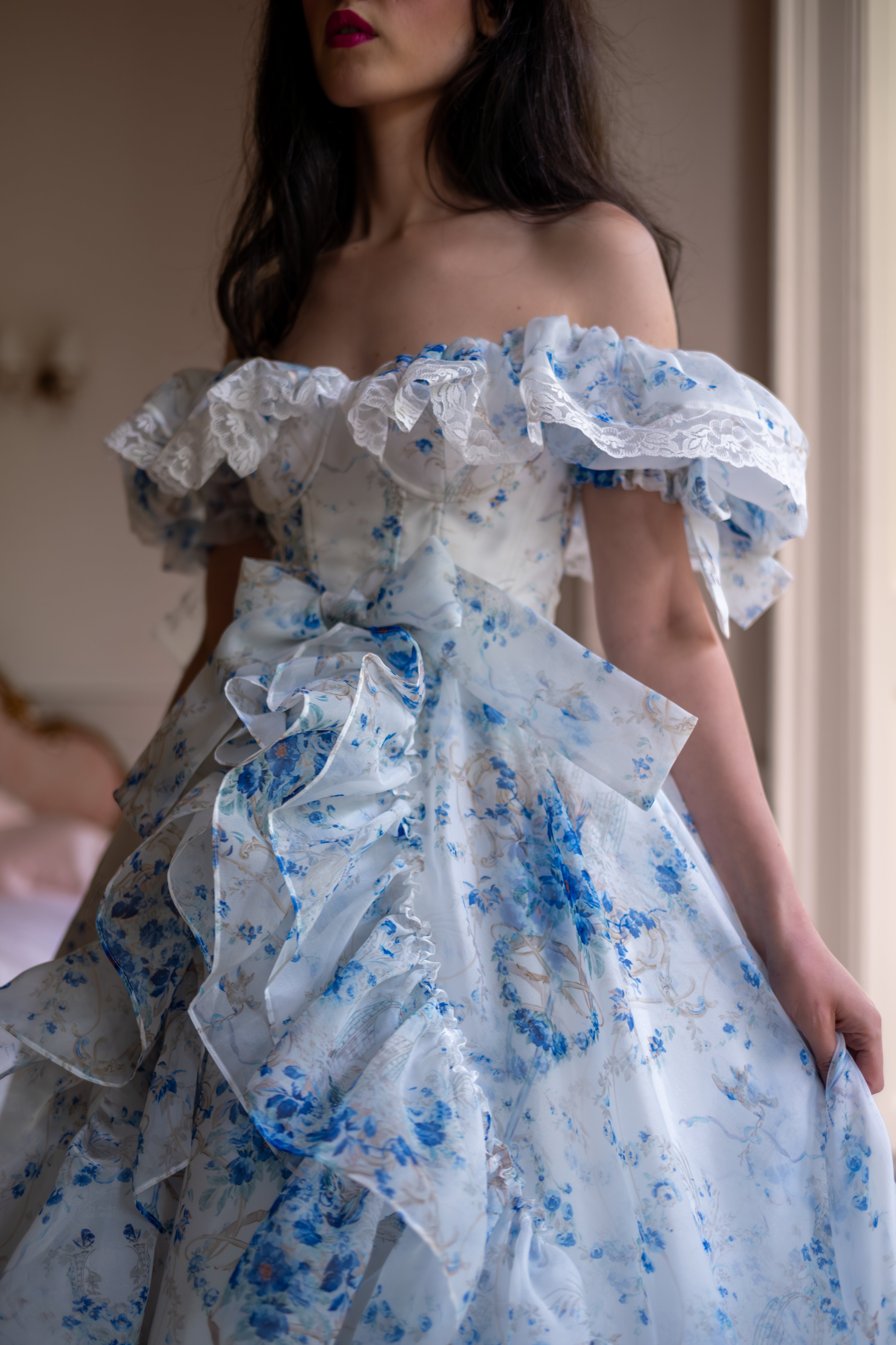 L’Heure Bleue Clairmont Gown