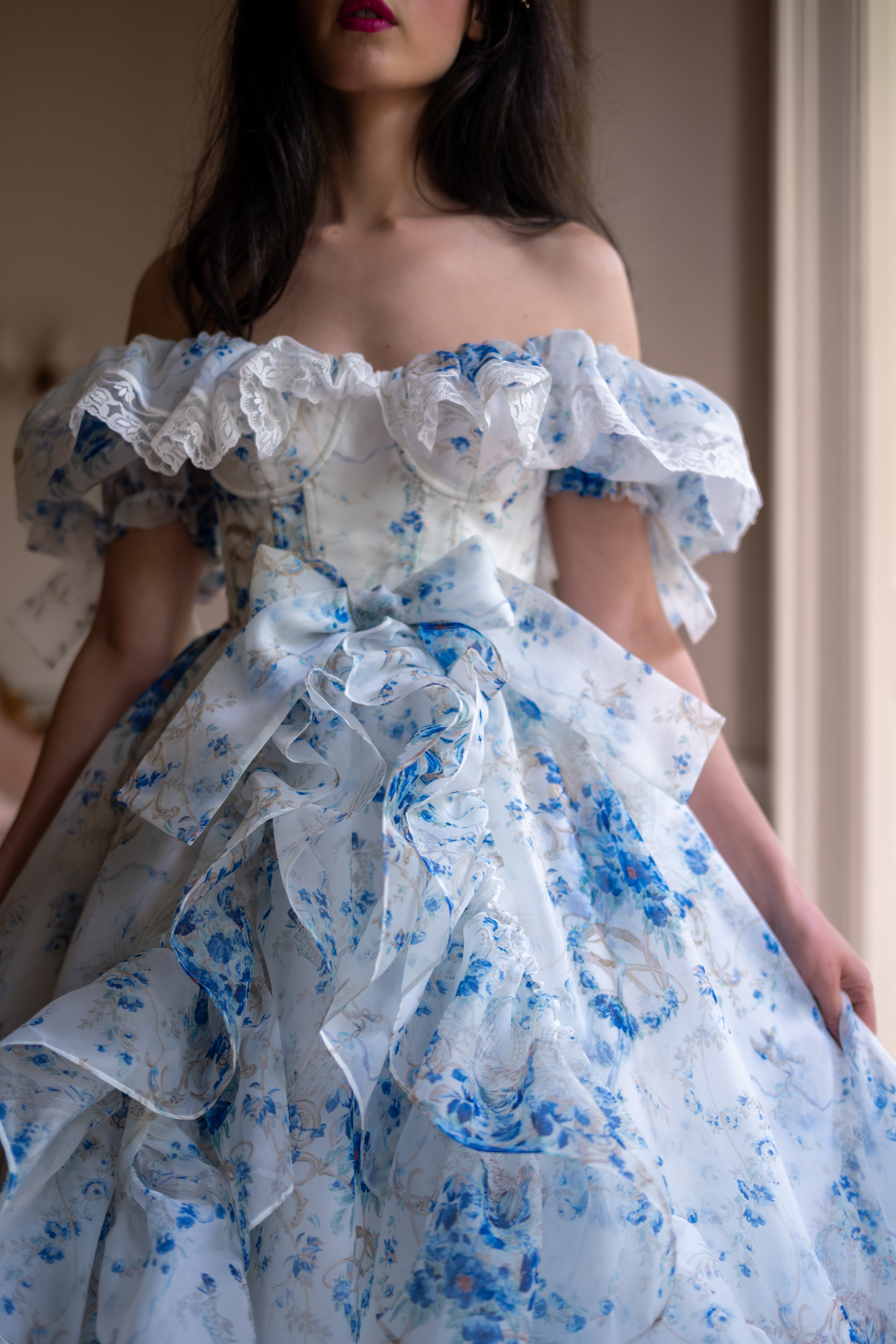 L’Heure Bleue Clairmont Gown