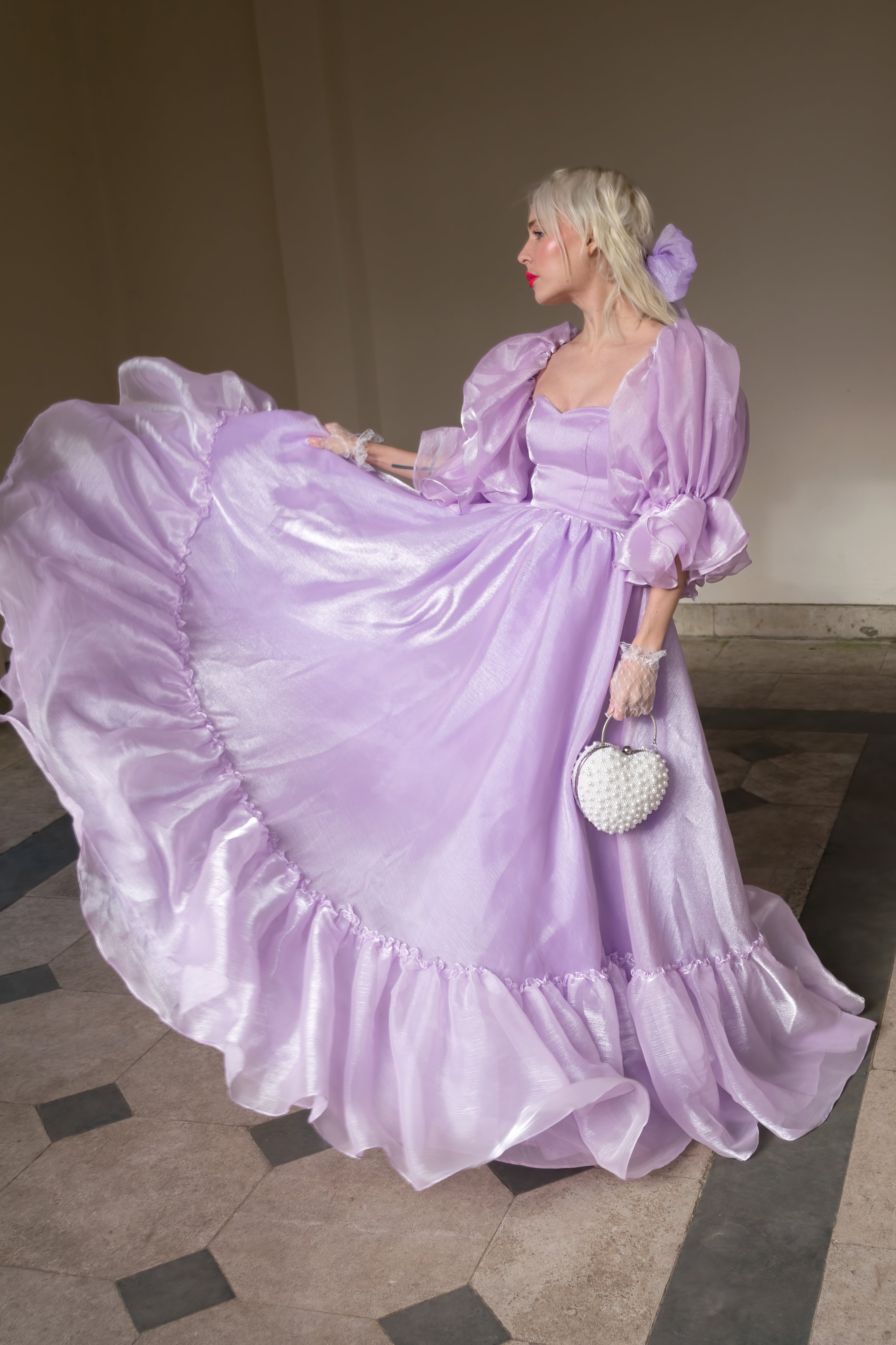 Lilac Skies Belle Dress