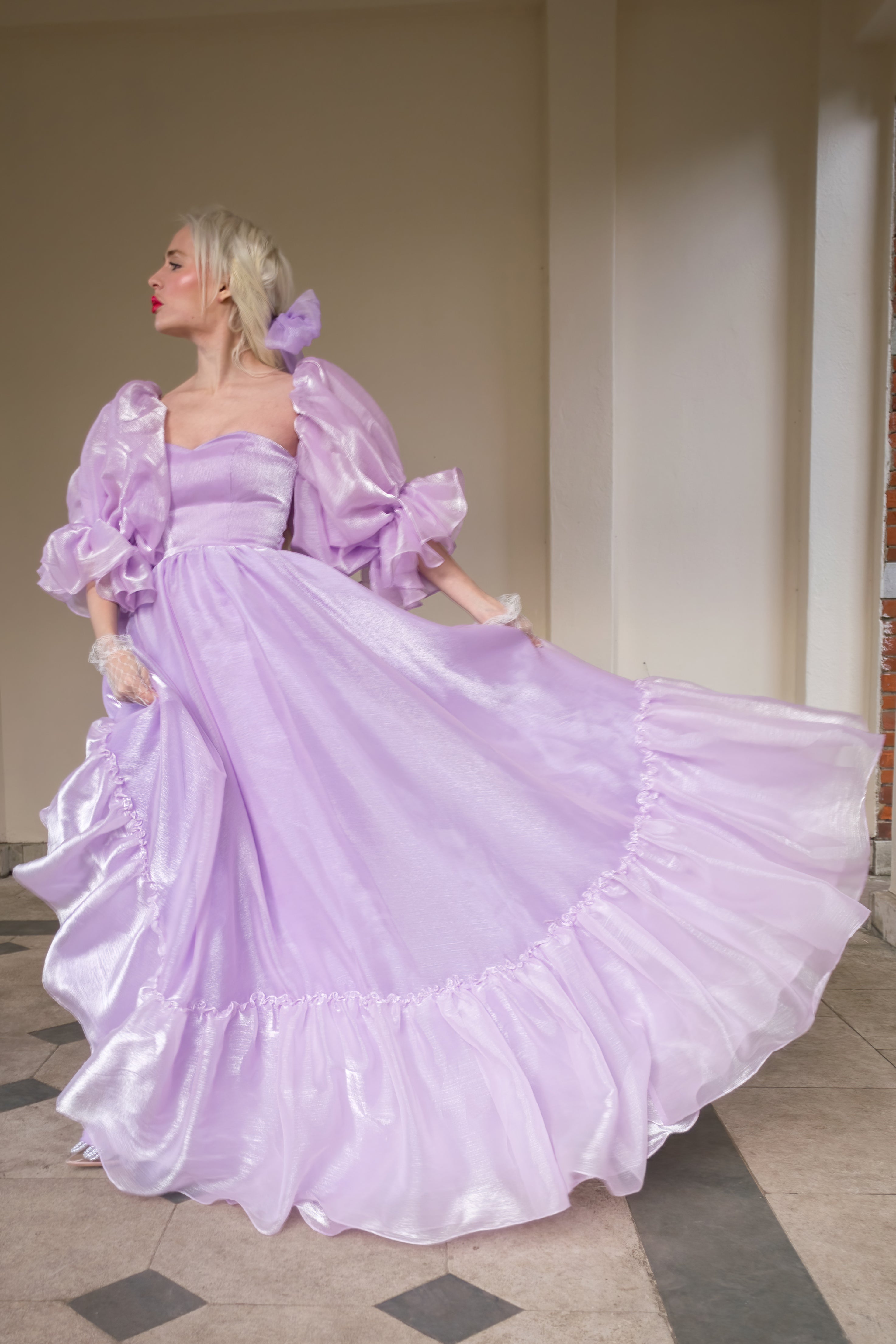 Lilac Skies Belle Dress
