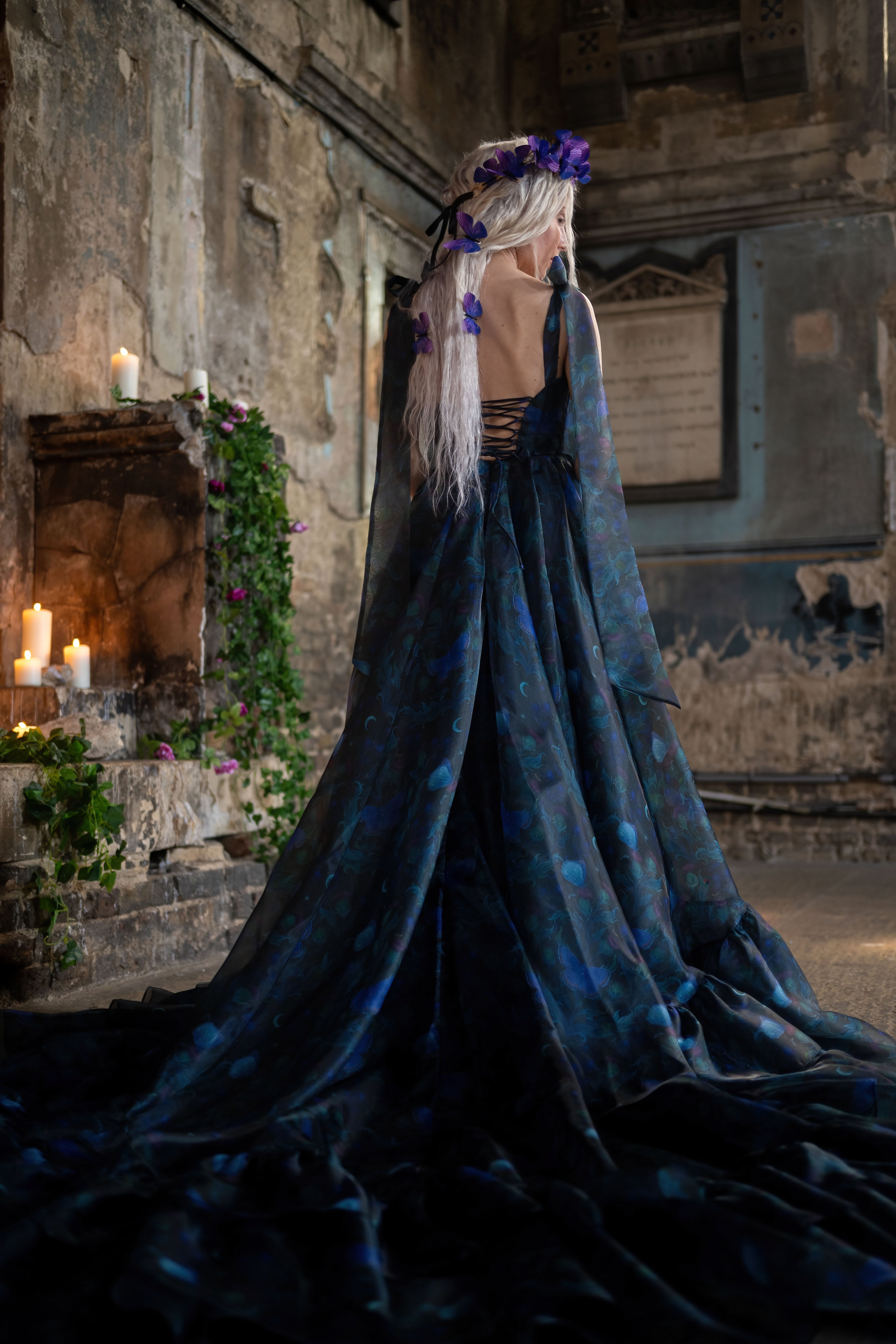Luna Eclipse Empress Train Gown