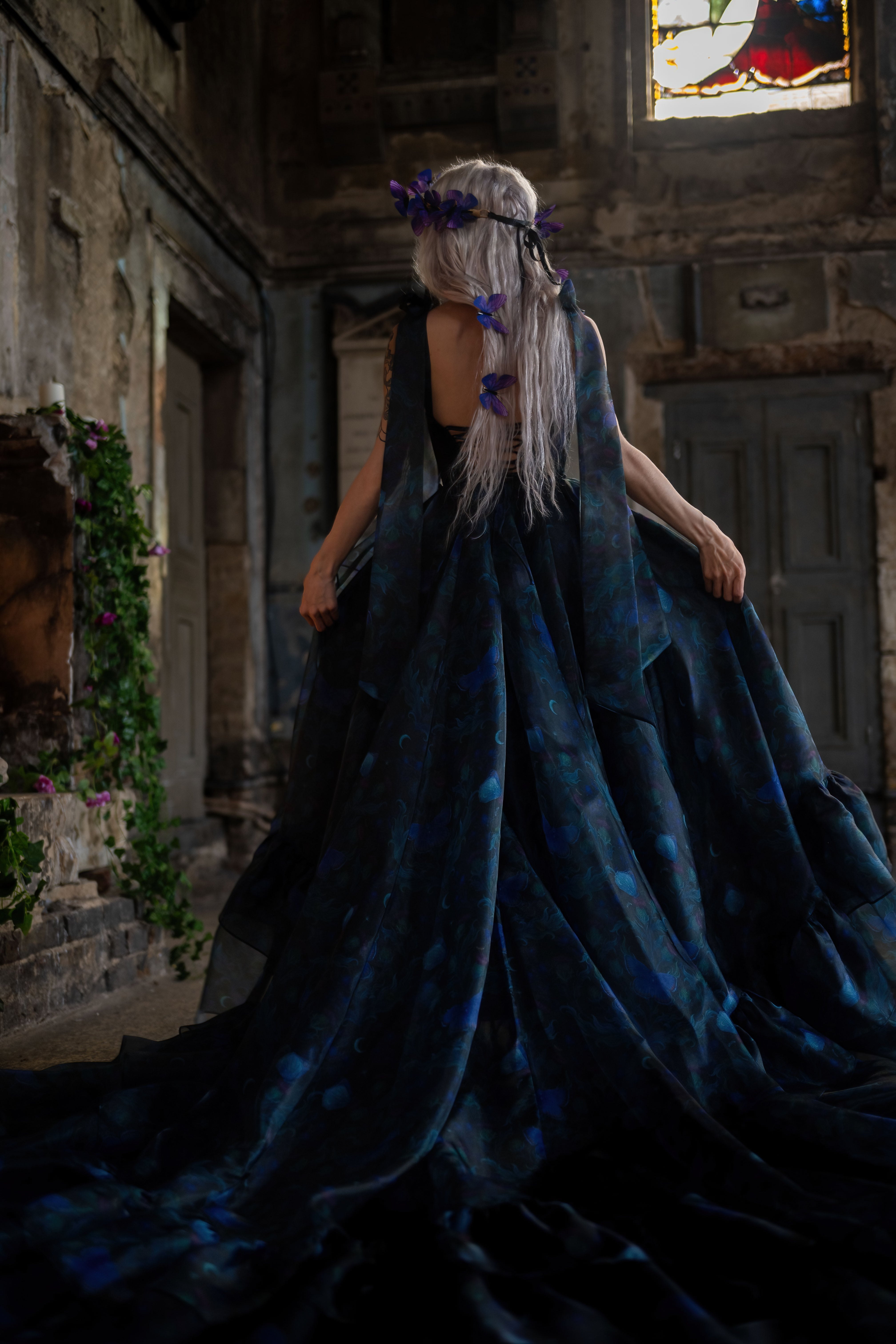 Luna Eclipse Empress Train Gown