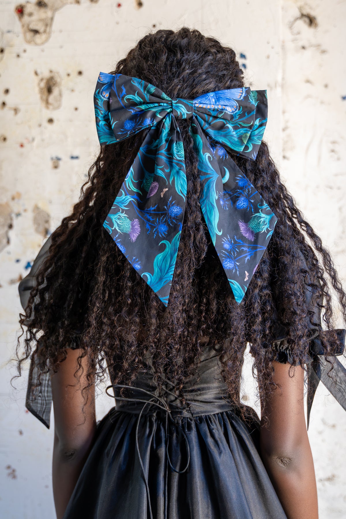 Luna Eclipse Cotton Winged Hairbow