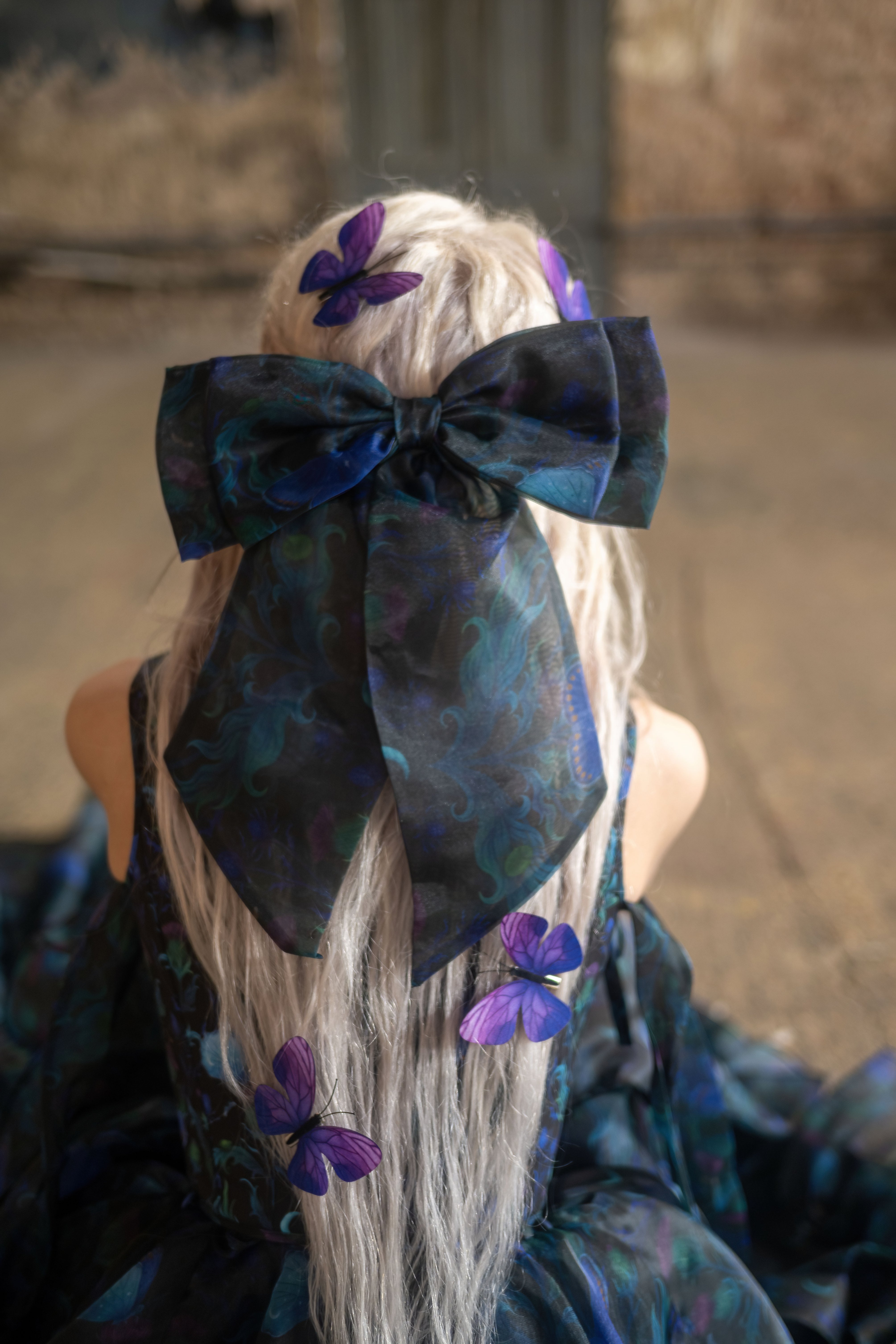 Luna Eclipse Winged Hairbow