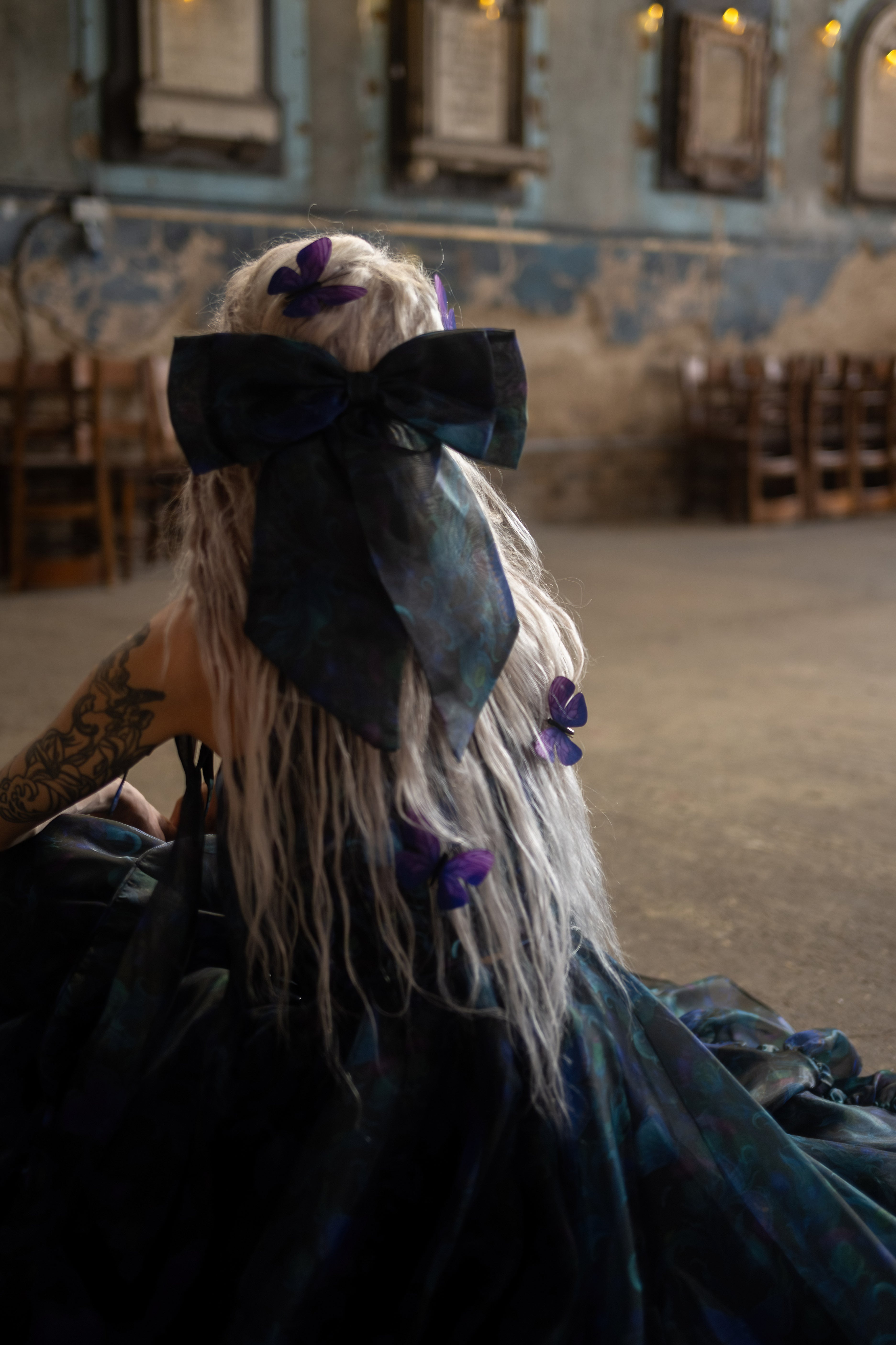 Luna Eclipse Winged Hairbow