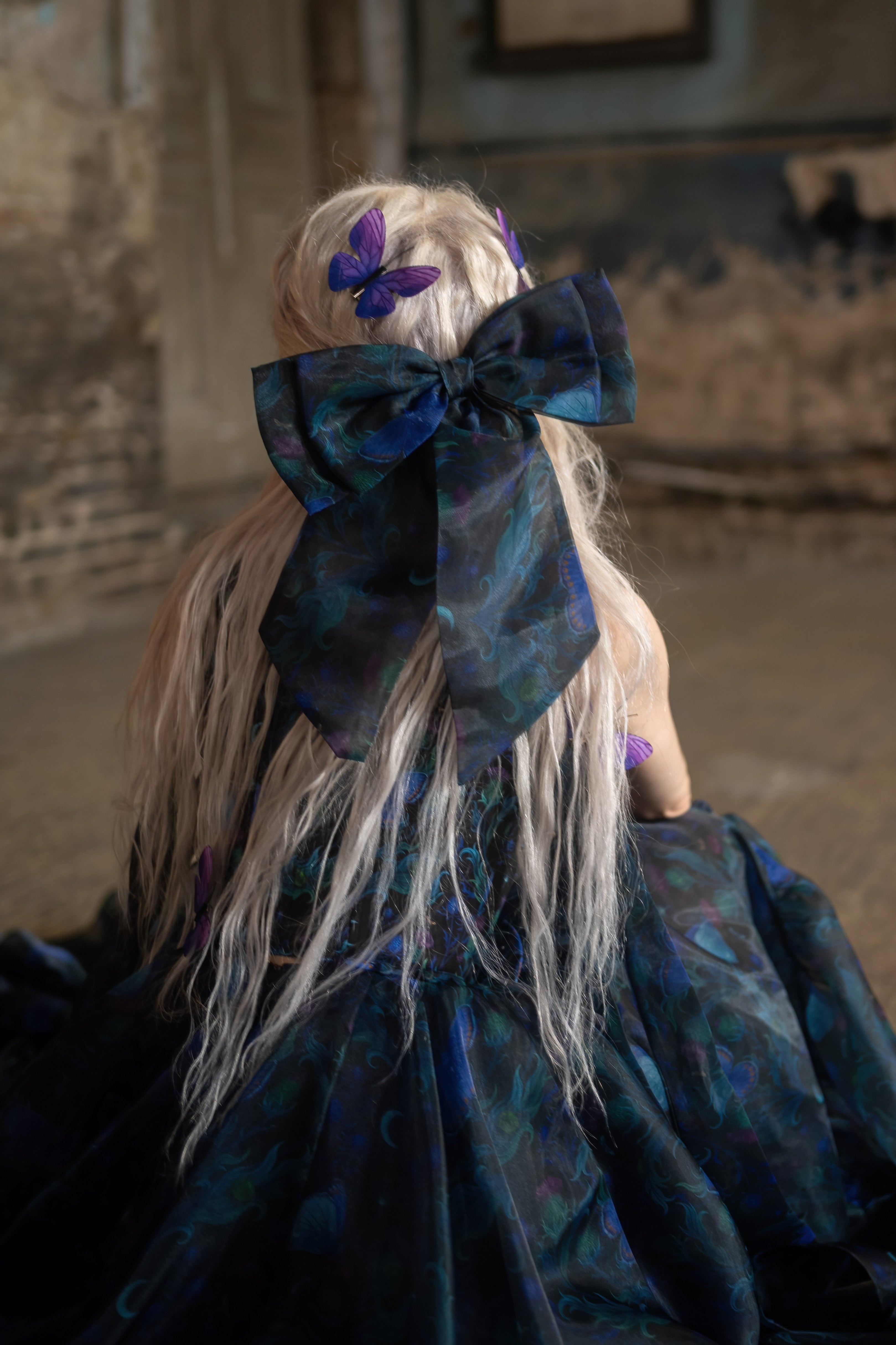 Luna Eclipse Winged Hairbow